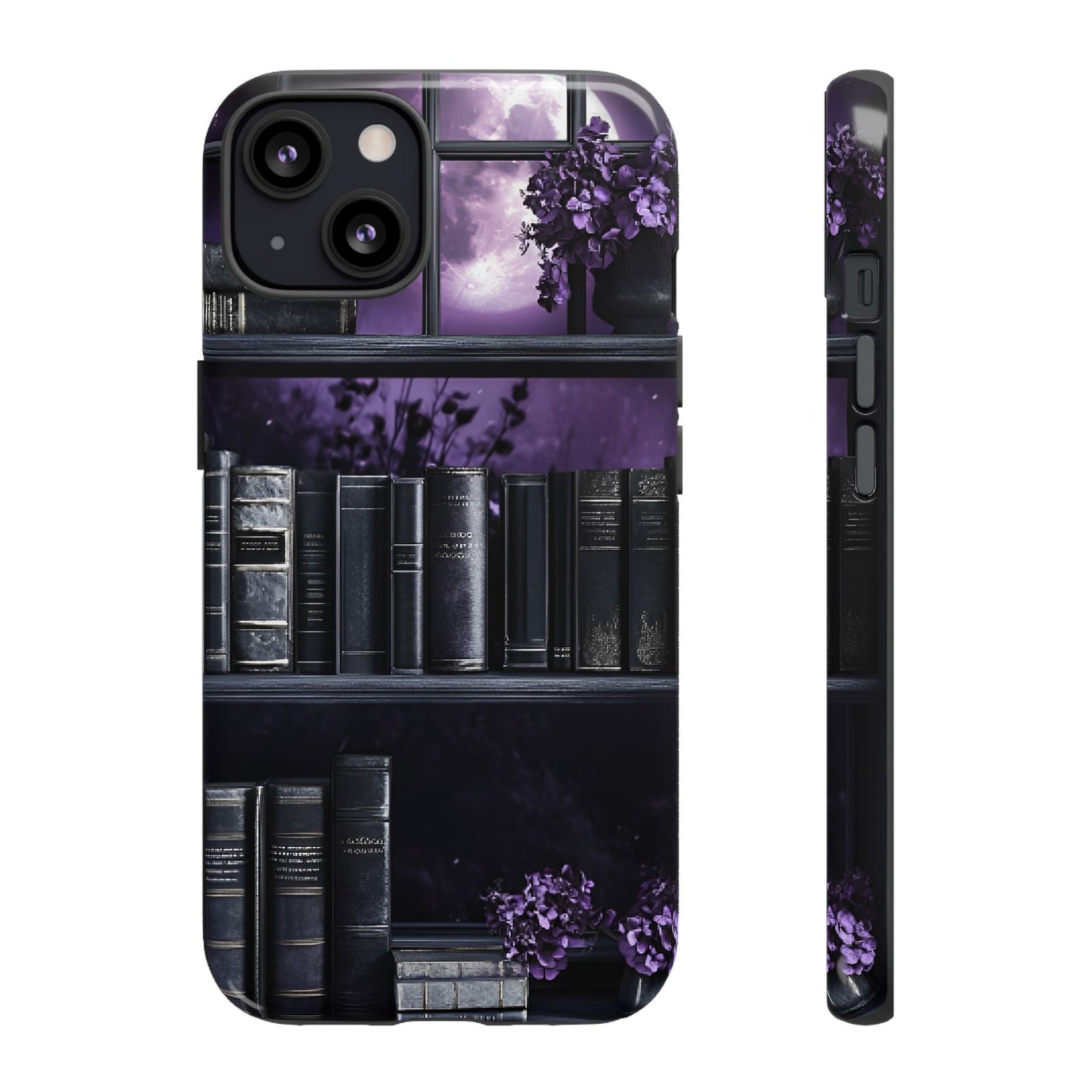 Dark Academia Bookshelf Phone Case - Literature and Book Lover Phone Cases for iPhone 16 15 14 13 12 11, Samsung Galaxy & Google Pixel