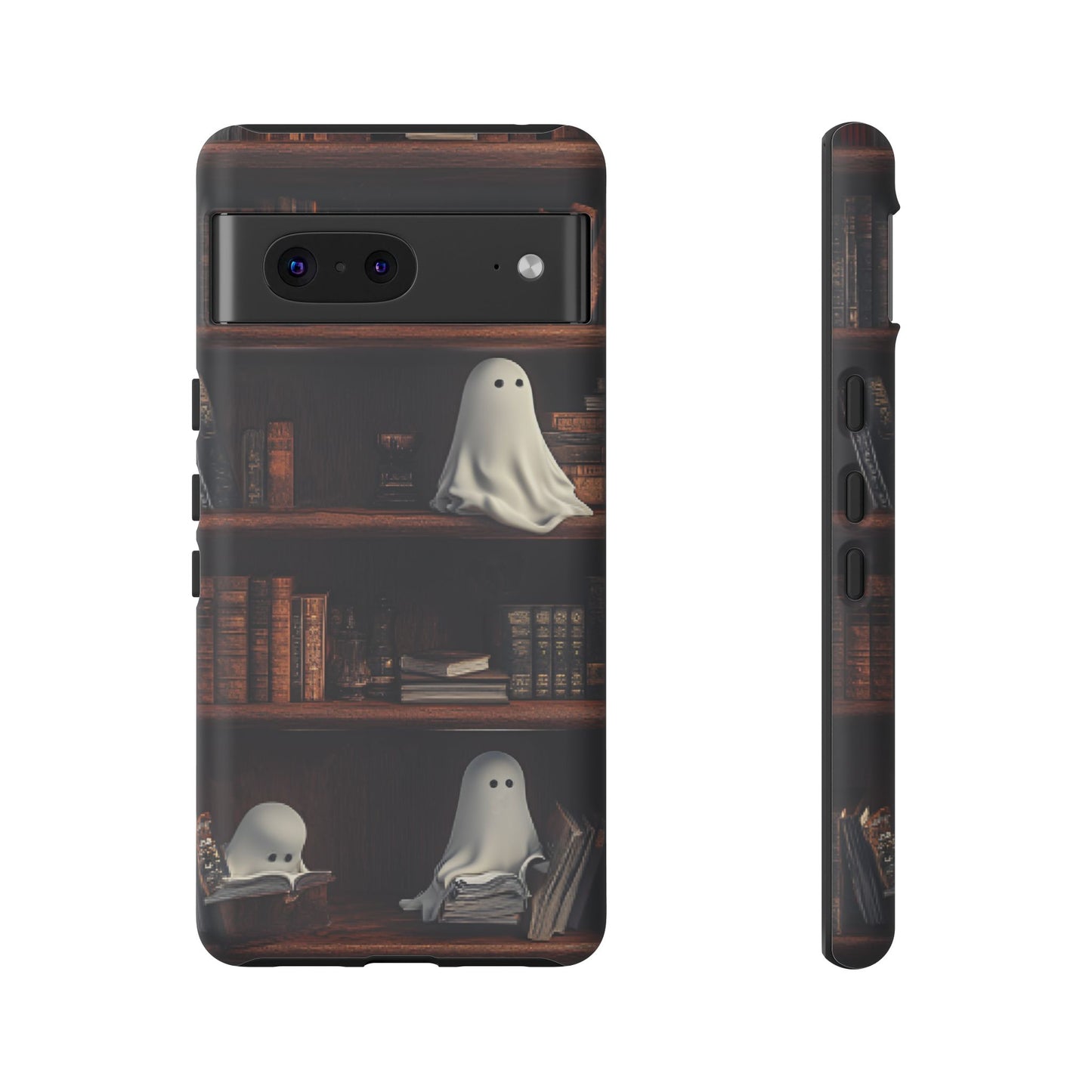 Bookish Ghost Phone Case for iPhone 16 15 14 13 12 11, Samsung Galaxy & Google Pixel