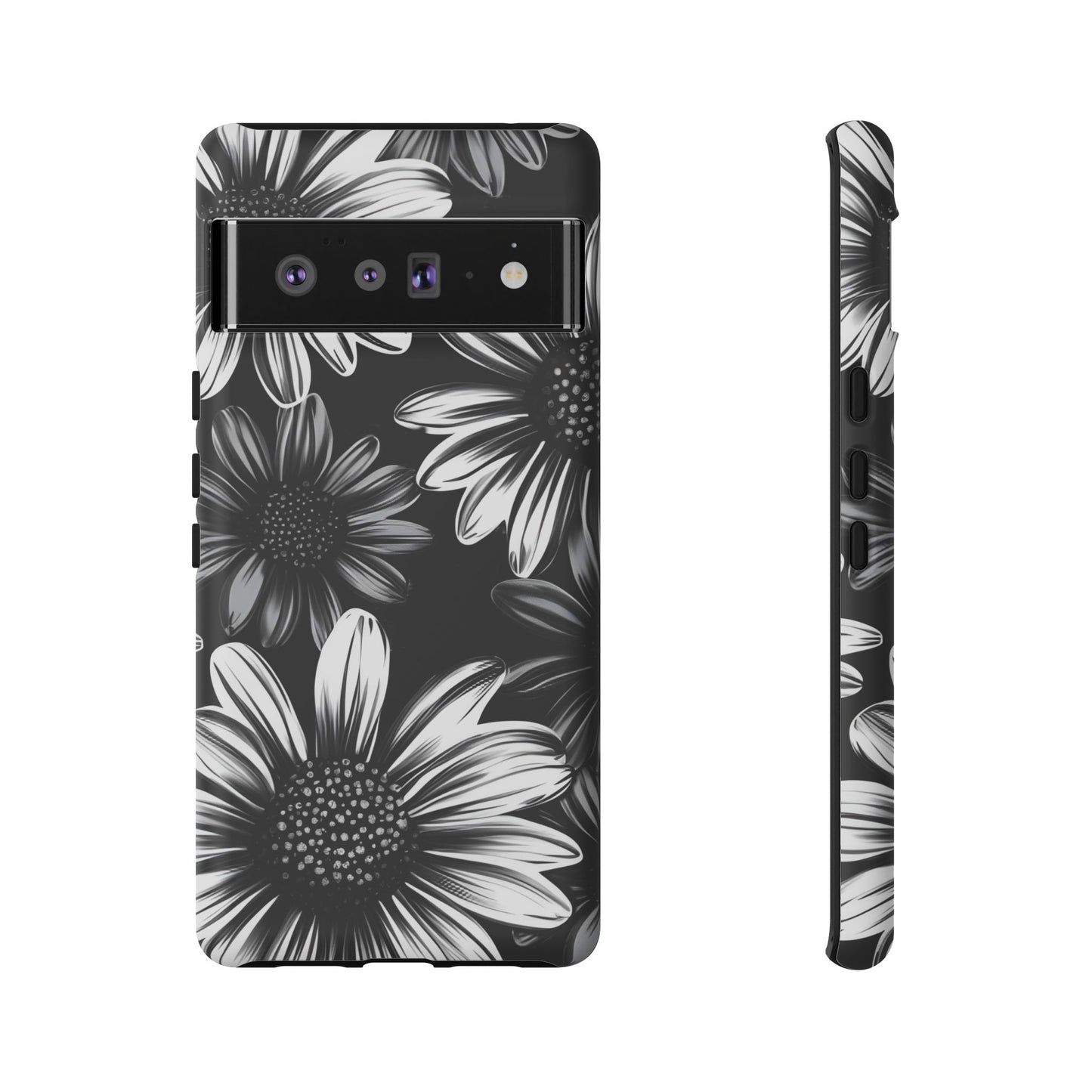 Daisy Phone Case - Dark Gothic Flower Phone Cases for iPhone 16 15 14 13 12 11, Samsung Galaxy & Google Pixel