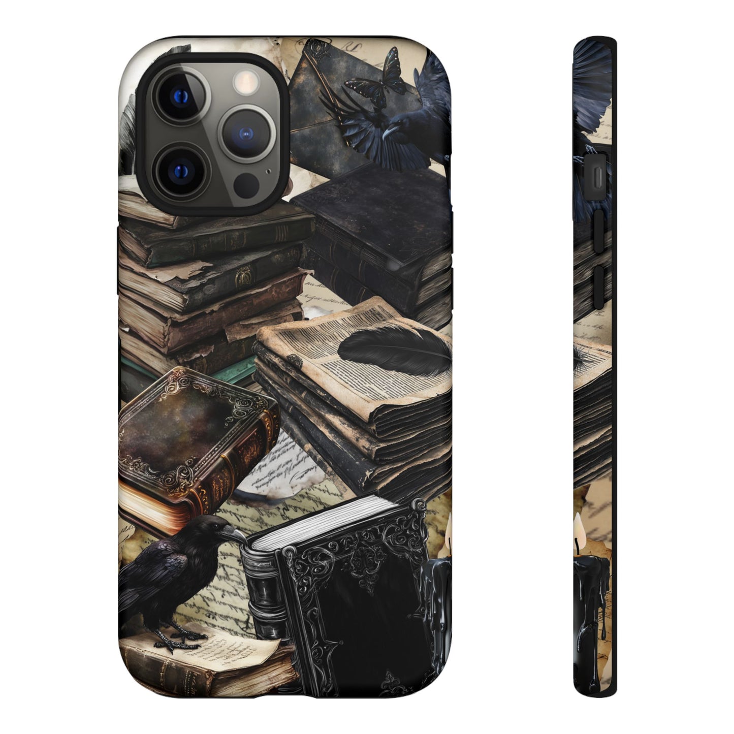 Dark Academia Collage Phone Case for iPhone 16 15 14 13 12 11, Samsung Galaxy & Google Pixel