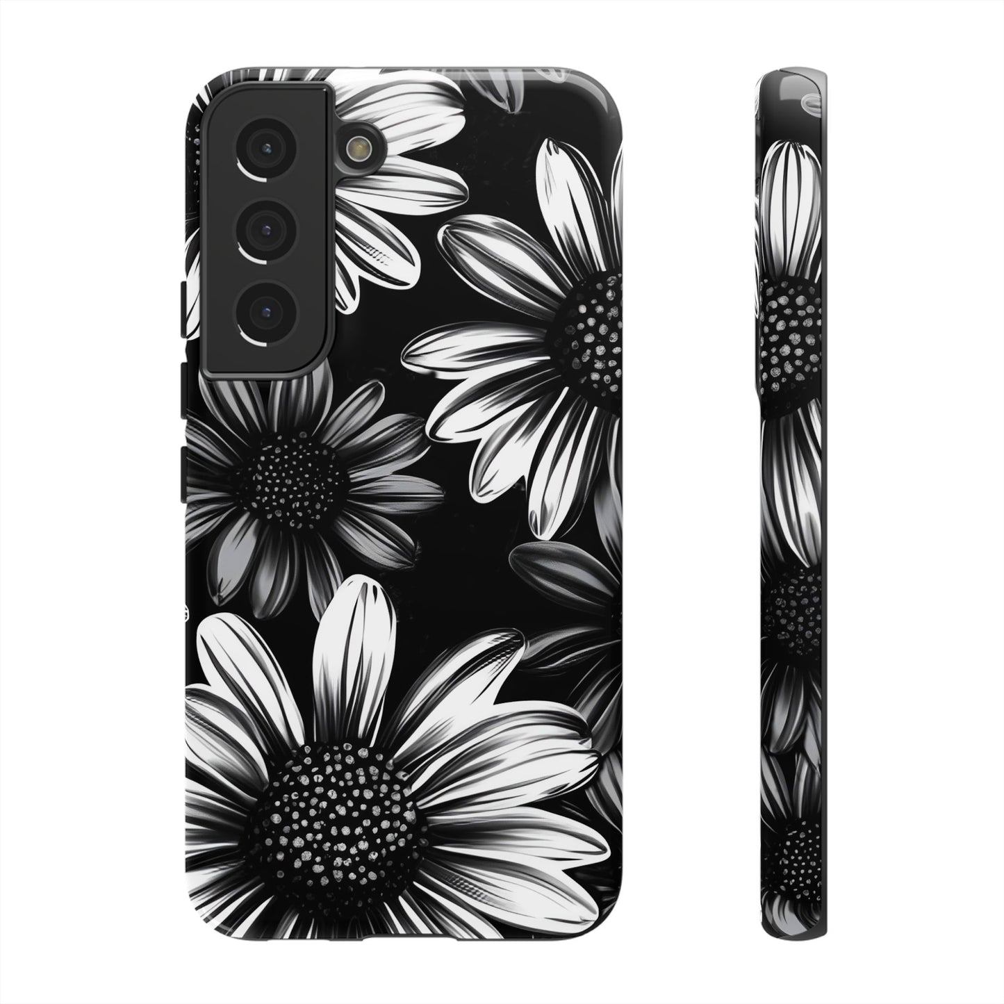 Daisy Phone Case - Dark Gothic Flower Phone Cases for iPhone 16 15 14 13 12 11, Samsung Galaxy & Google Pixel