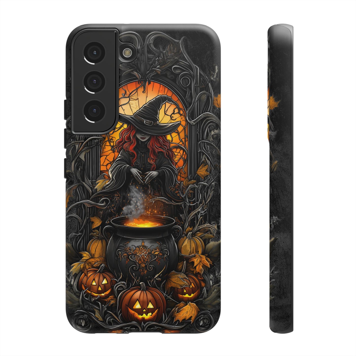 Halloween Witch Phone Case - Magic Witchy Phone Cases for iPhone 16 15 14 13 12 11, Samsung Galaxy & Google Pixel