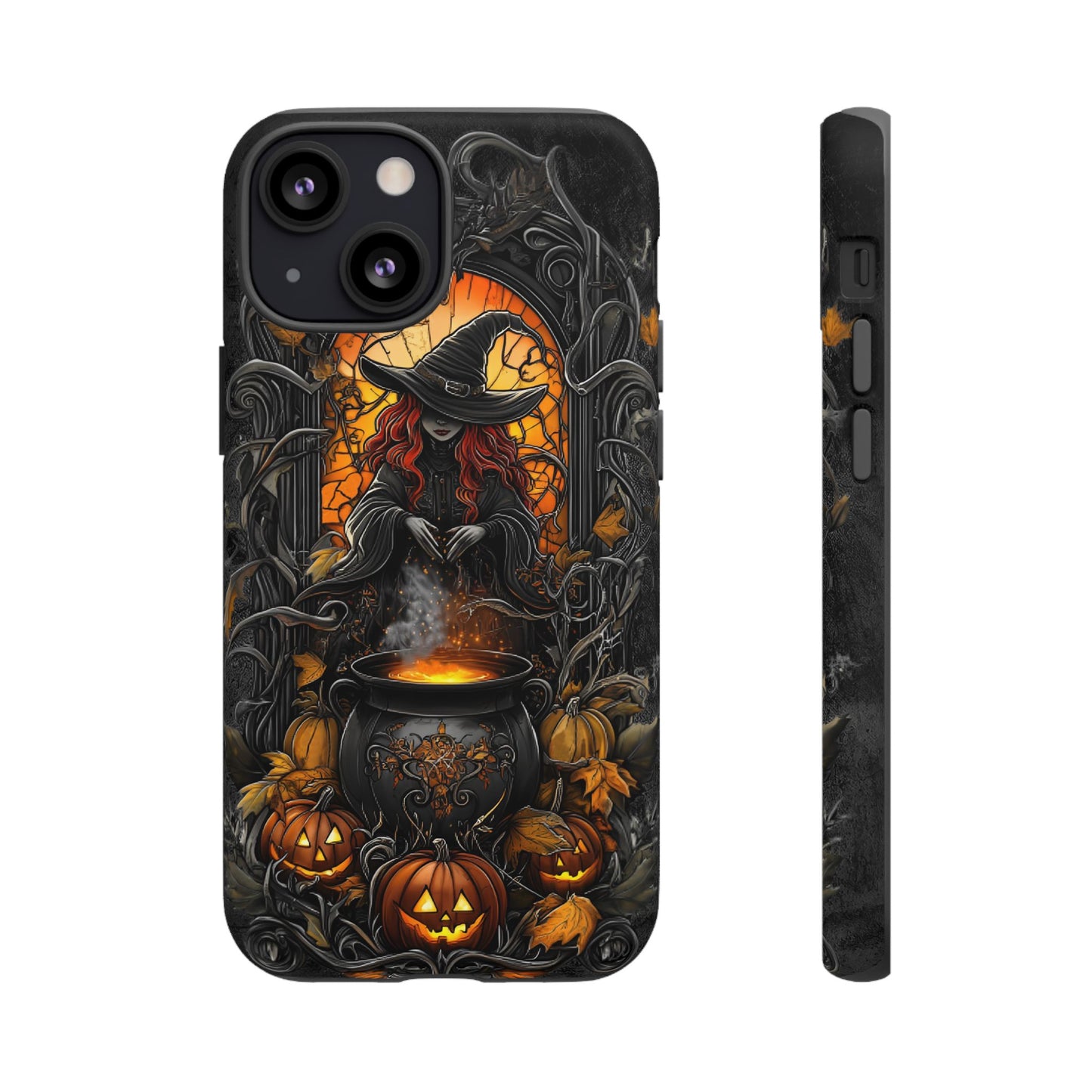 Halloween Witch Phone Case - Magic Witchy Phone Cases for iPhone 16 15 14 13 12 11, Samsung Galaxy & Google Pixel