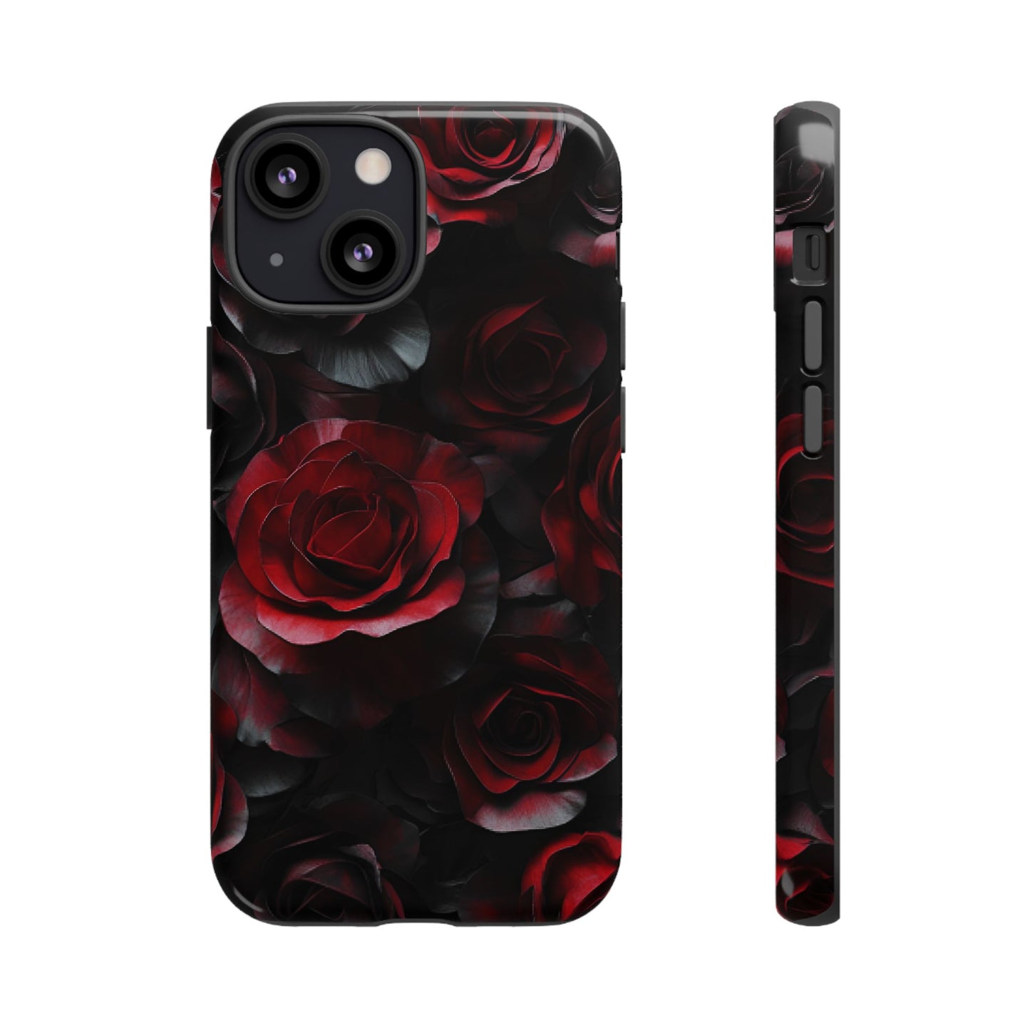 Dark Rose Flower Phone Case - Gothic Floral Phone Cases - iPhone 16 15 14 13 12 11, Samsung Galaxy & Google Pixel Phone Covers