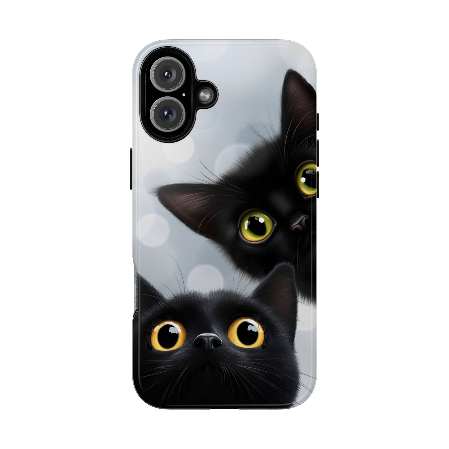 Cat Phone Case - Cute Black Cats Phone Cases for iPhone 16 15 14 13 12 11, Samsung Galaxy & Google Pixel