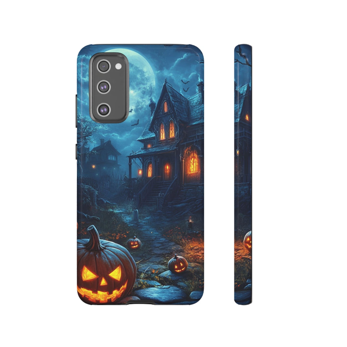 Halloween Haunted  House Phone Case - Spooky & Scary Phone Cases - iPhone 16 15 14 13 12 11, Samsung Galaxy & Google Pixel Phone Covers