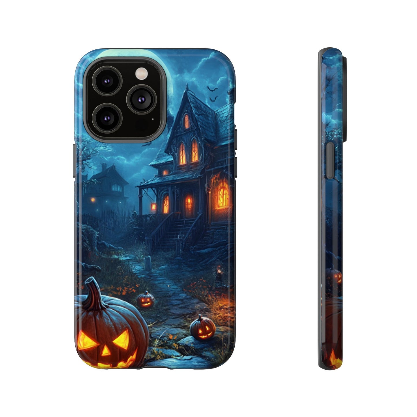 Halloween Haunted  House Phone Case - Spooky & Scary Phone Cases for iPhone 16 15 14 13 12 11, Samsung Galaxy & Google Pixel