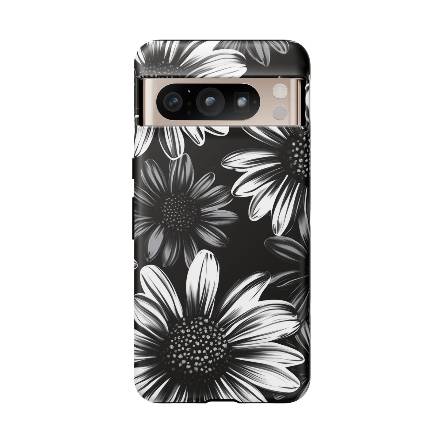 Daisy Phone Case - Dark Gothic Flower Phone Cases - iPhone 16 15 14 13 12 11, Samsung Galaxy & Google Pixel Phone Covers