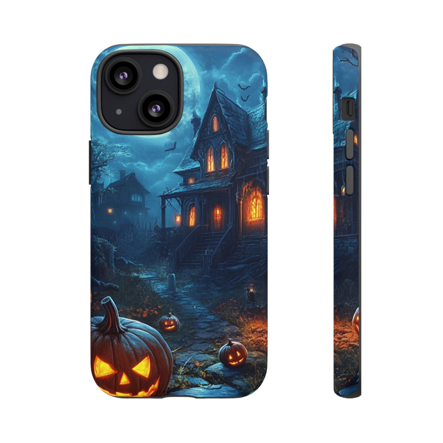 Halloween Haunted  House Phone Case - Spooky & Scary Phone Cases for iPhone 16 15 14 13 12 11, Samsung Galaxy & Google Pixel