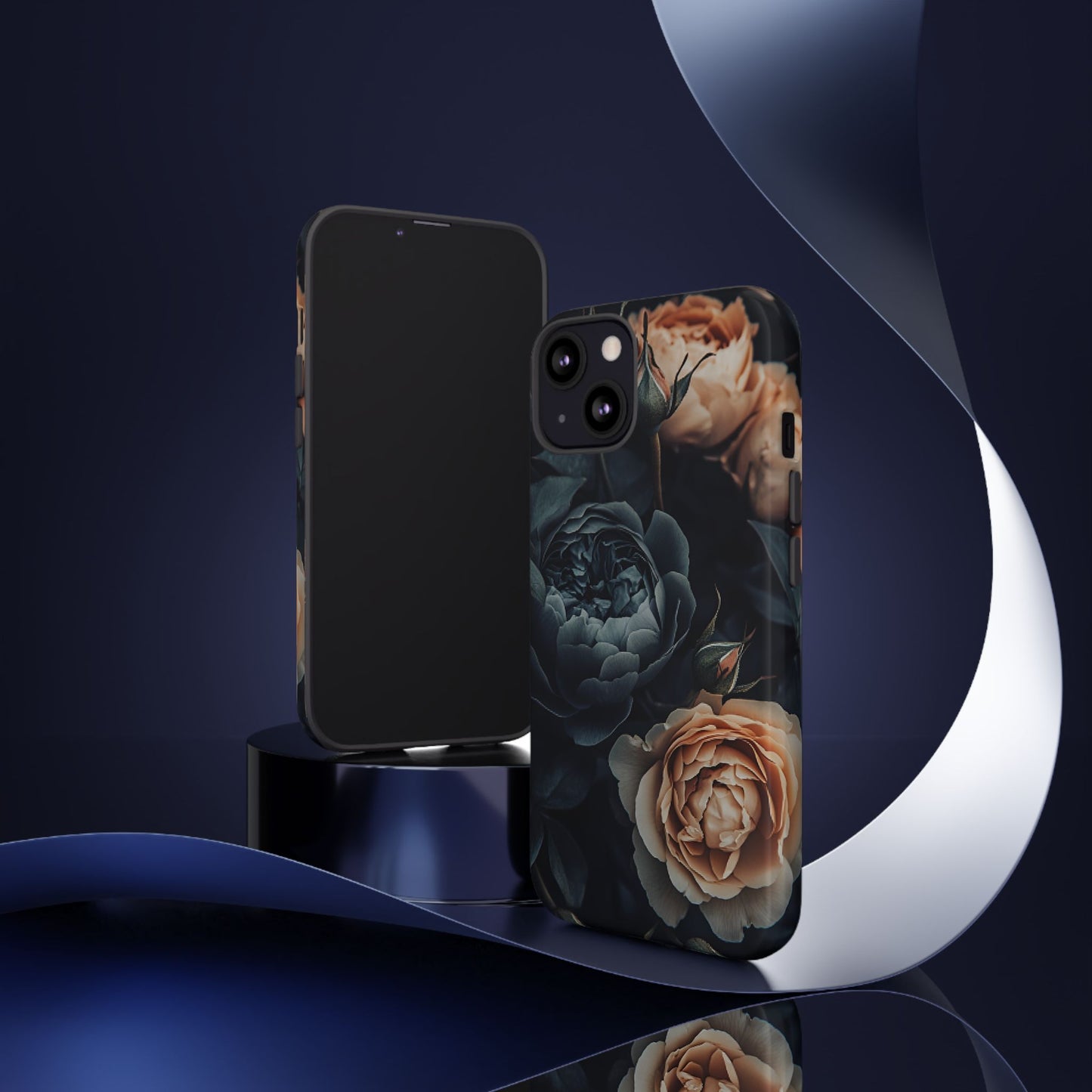 Floral Dark Academia Phone Case - Victorian Goth Phone Cases for iPhone 16 15 14 13 12 11, Samsung Galaxy & Google Pixel