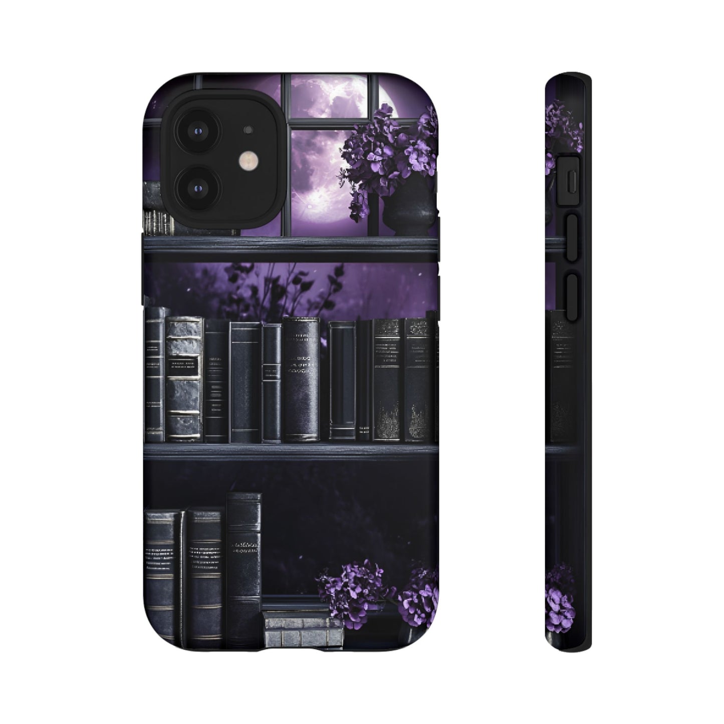 Dark Academia Bookshelf Phone Case - Literature and Book Lover Phone Cases for iPhone 16 15 14 13 12 11, Samsung Galaxy & Google Pixel