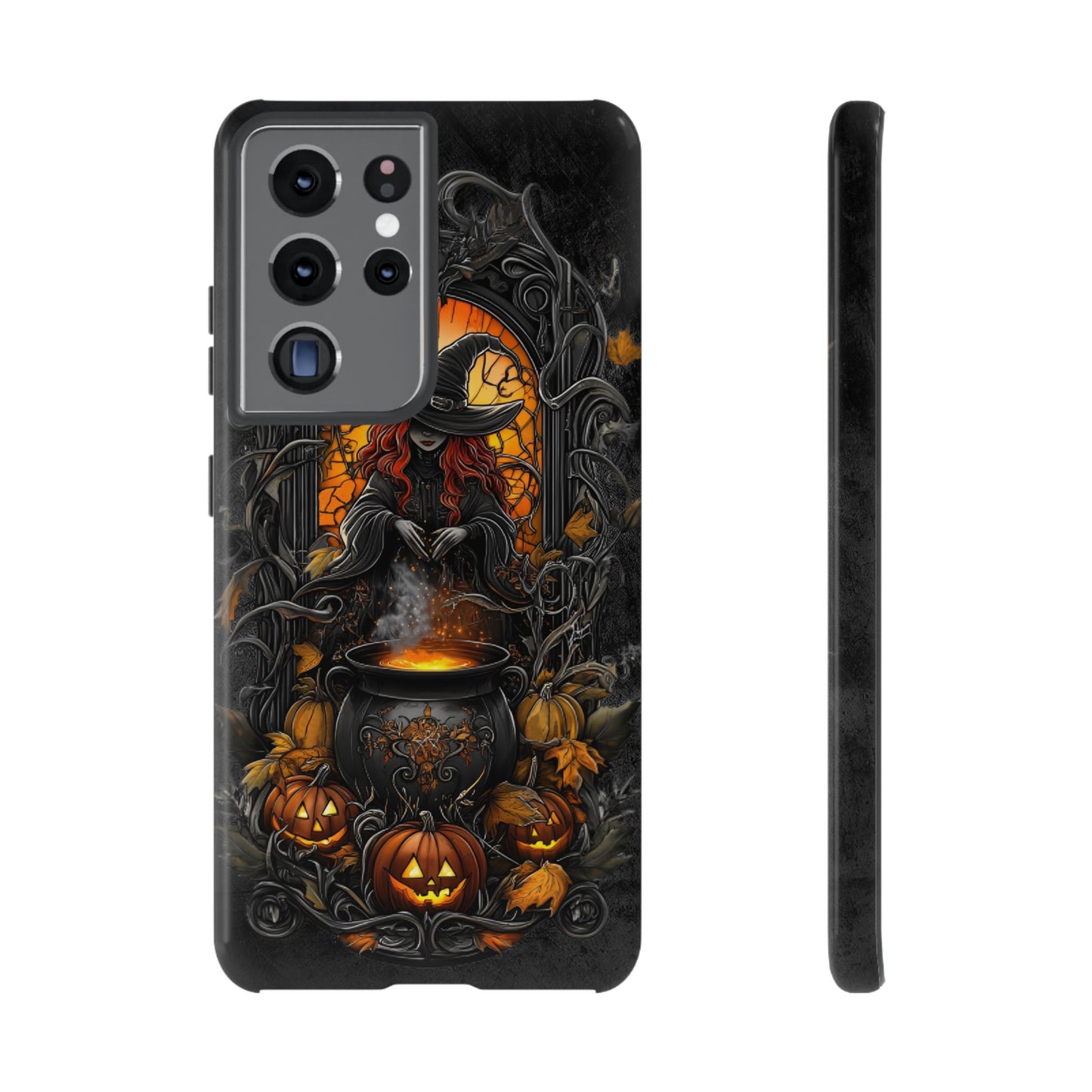 Halloween Witch Phone Case - Magic Witchy Phone Cases for iPhone 16 15 14 13 12 11, Samsung Galaxy & Google Pixel