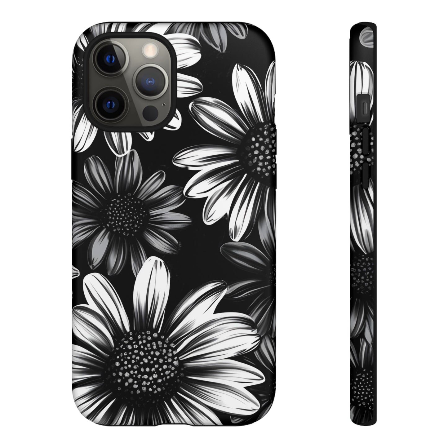 Daisy Phone Case - Dark Gothic Flower Phone Cases for iPhone 16 15 14 13 12 11, Samsung Galaxy & Google Pixel