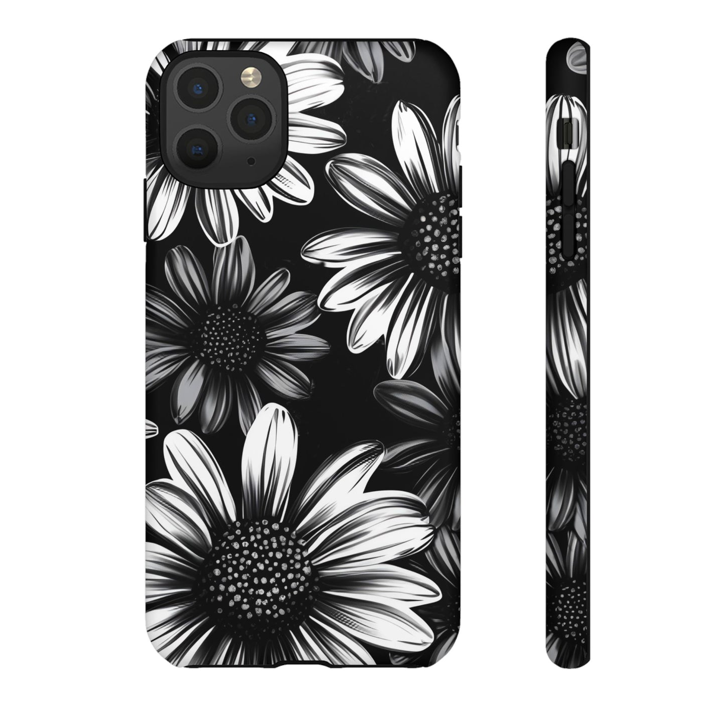 Daisy Phone Case - Dark Gothic Flower Phone Cases for iPhone 16 15 14 13 12 11, Samsung Galaxy & Google Pixel