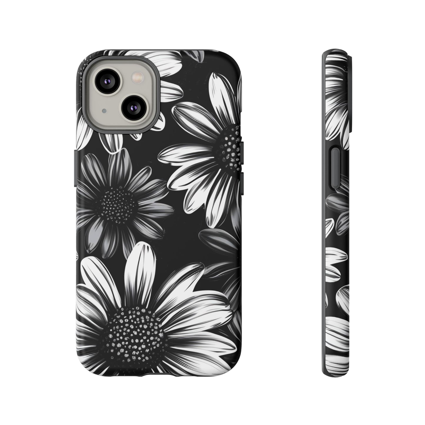 Daisy Phone Case - Dark Gothic Flower Phone Cases - iPhone 16 15 14 13 12 11, Samsung Galaxy & Google Pixel Phone Covers