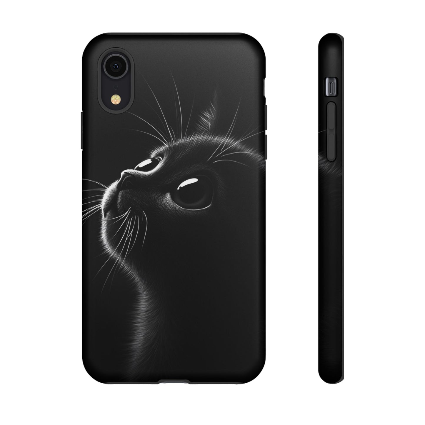 Cute Black Cat Phone Case - Cat Lover Phone Cases - iPhone 16 15 14 13 12 11, Samsung Galaxy & Google Pixel Phone Covers - Boo and Bewear