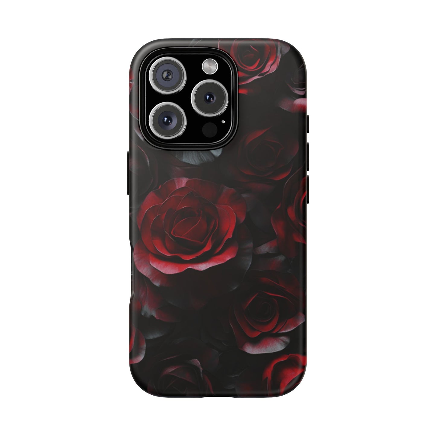 Dark Rose Flower Phone Case - Gothic Floral Phone Cases - iPhone 16 15 14 13 12 11, Samsung Galaxy & Google Pixel Phone Covers