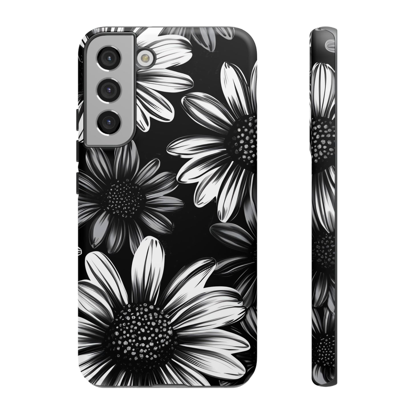 Daisy Phone Case - Dark Gothic Flower Phone Cases for iPhone 16 15 14 13 12 11, Samsung Galaxy & Google Pixel