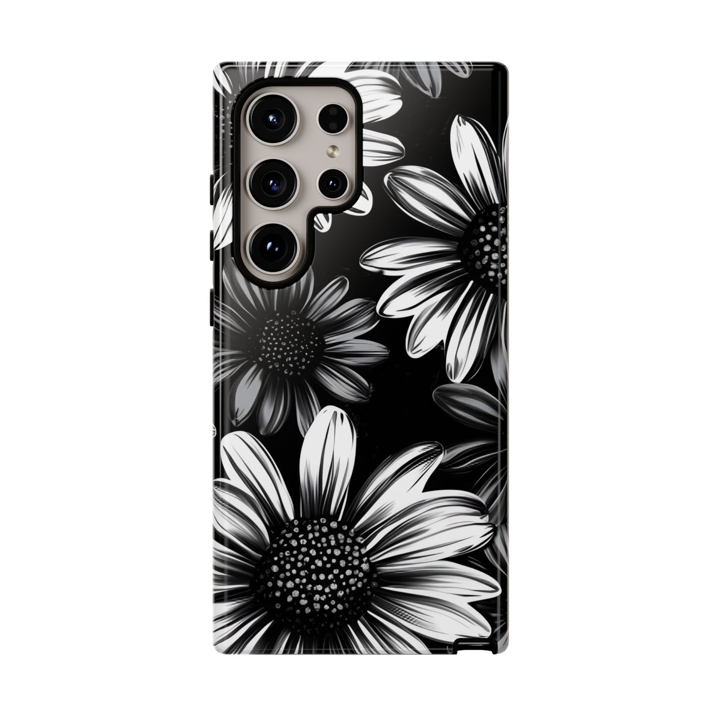 Daisy Phone Case - Dark Gothic Flower Phone Cases - iPhone 16 15 14 13 12 11, Samsung Galaxy & Google Pixel Phone Covers