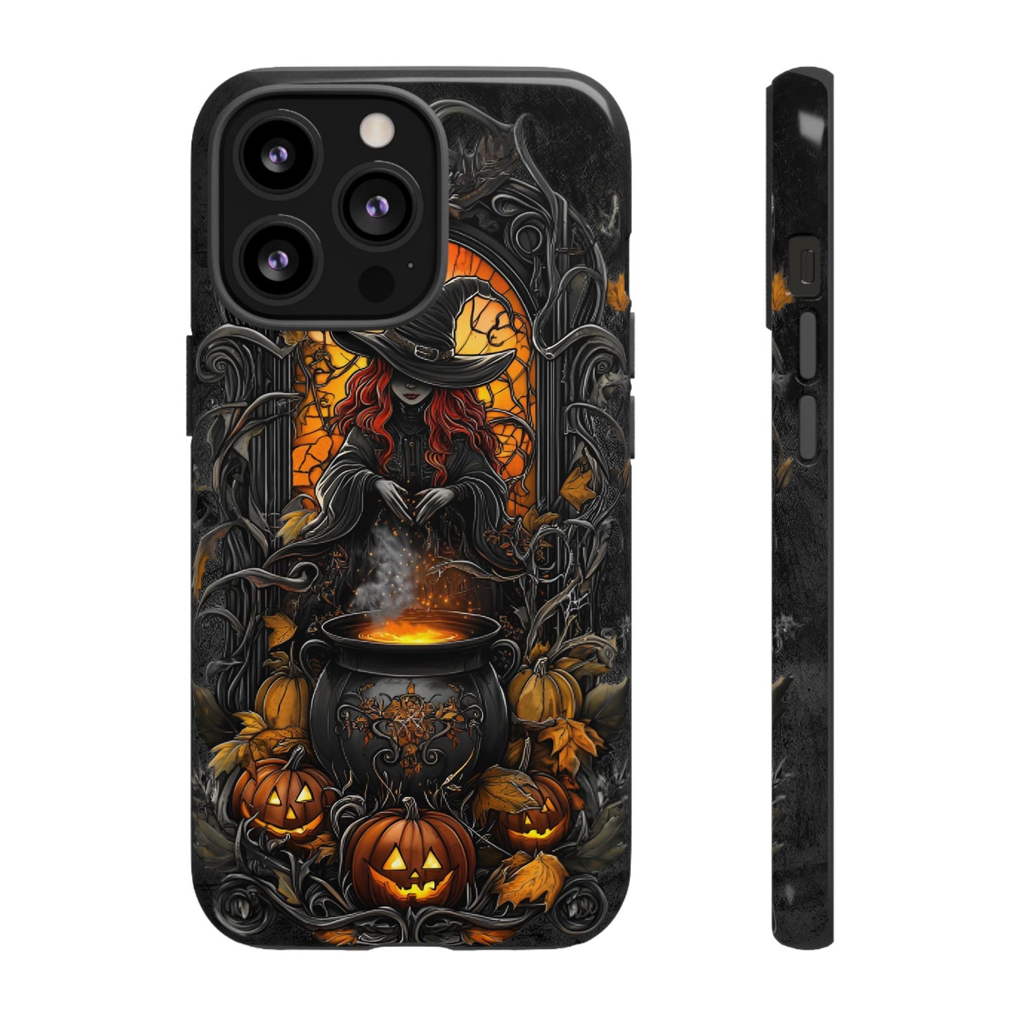 Halloween Witch Phone Case - Magic Witchy Phone Cases for iPhone 16 15 14 13 12 11, Samsung Galaxy & Google Pixel