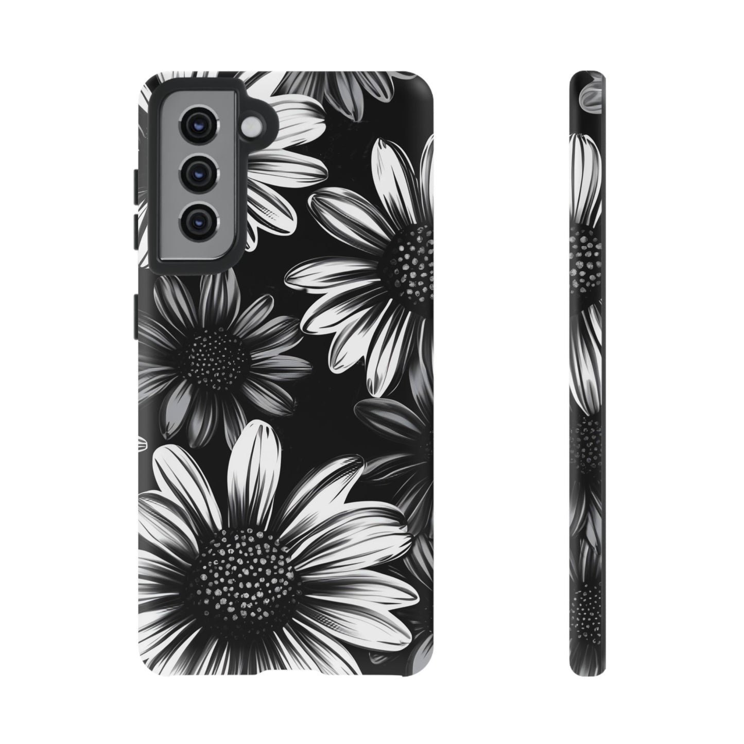 Daisy Phone Case - Dark Gothic Flower Phone Cases for iPhone 16 15 14 13 12 11, Samsung Galaxy & Google Pixel