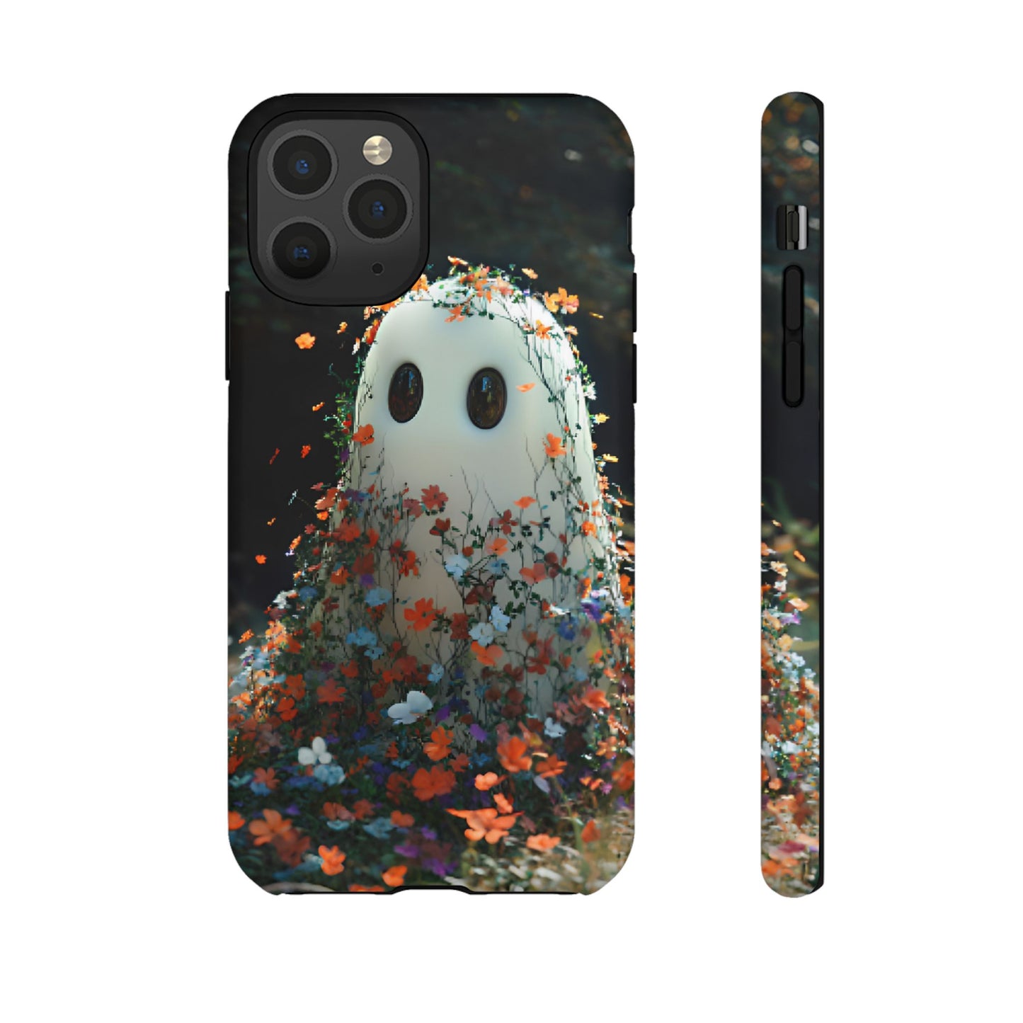 Floral Ghost Phone Case - iPhone 16 15 14 13 12 11, Samsung Galaxy & Google Pixel Phone Covers