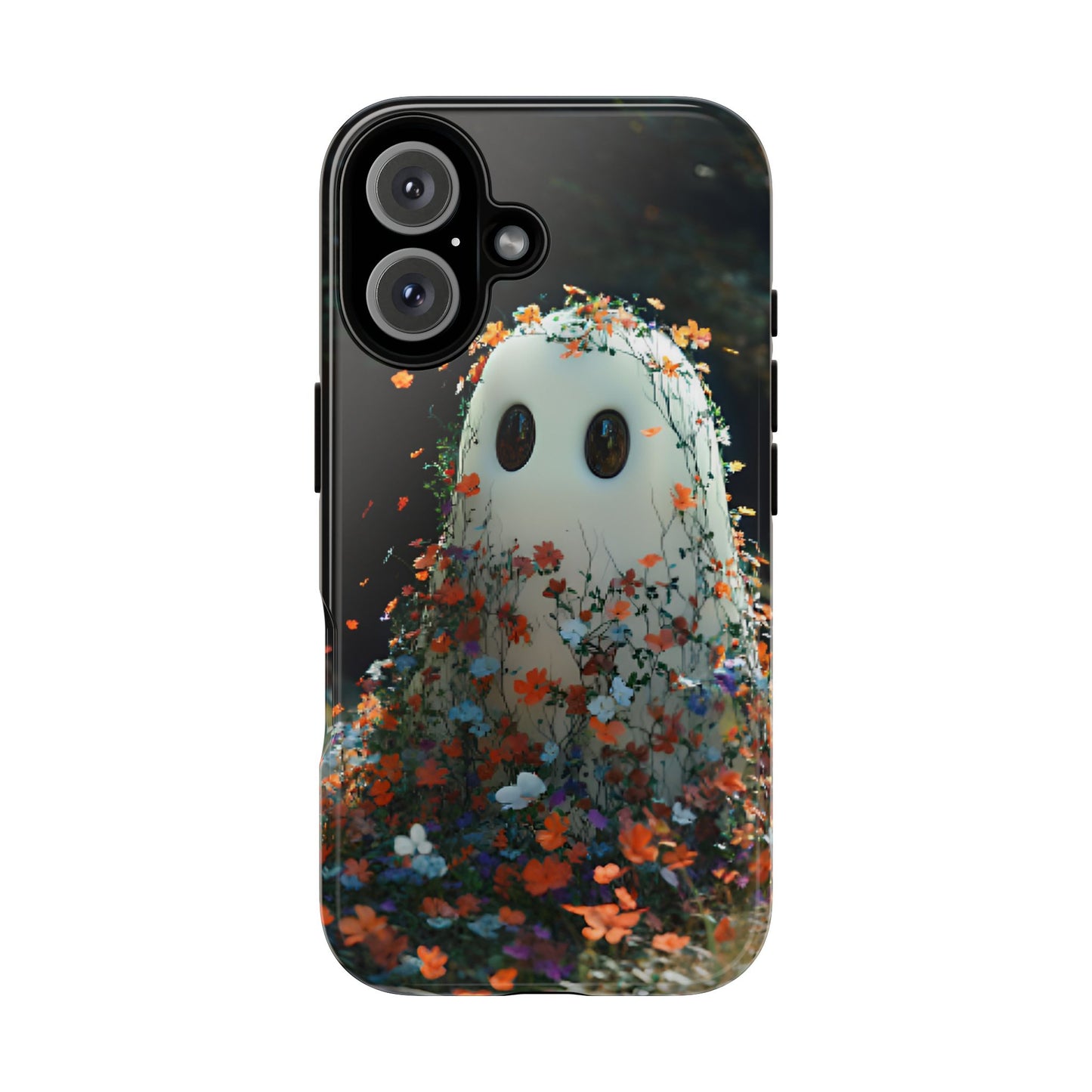 Floral Ghost Phone Case - iPhone 16 15 14 13 12 11, Samsung Galaxy & Google Pixel Phone Covers