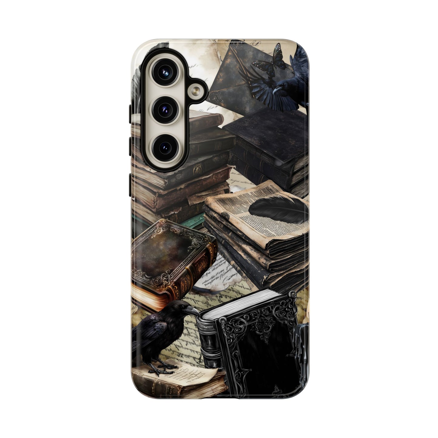 Dark Academia Collage Phone Case - iPhone 16 15 14 13 12 11, Samsung Galaxy & Google Pixel Phone Covers