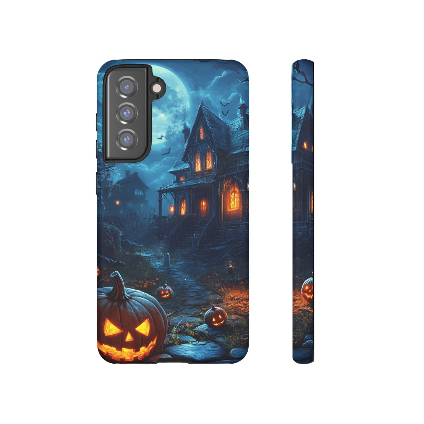 Halloween Haunted  House Phone Case - Spooky & Scary Phone Cases for iPhone 16 15 14 13 12 11, Samsung Galaxy & Google Pixel