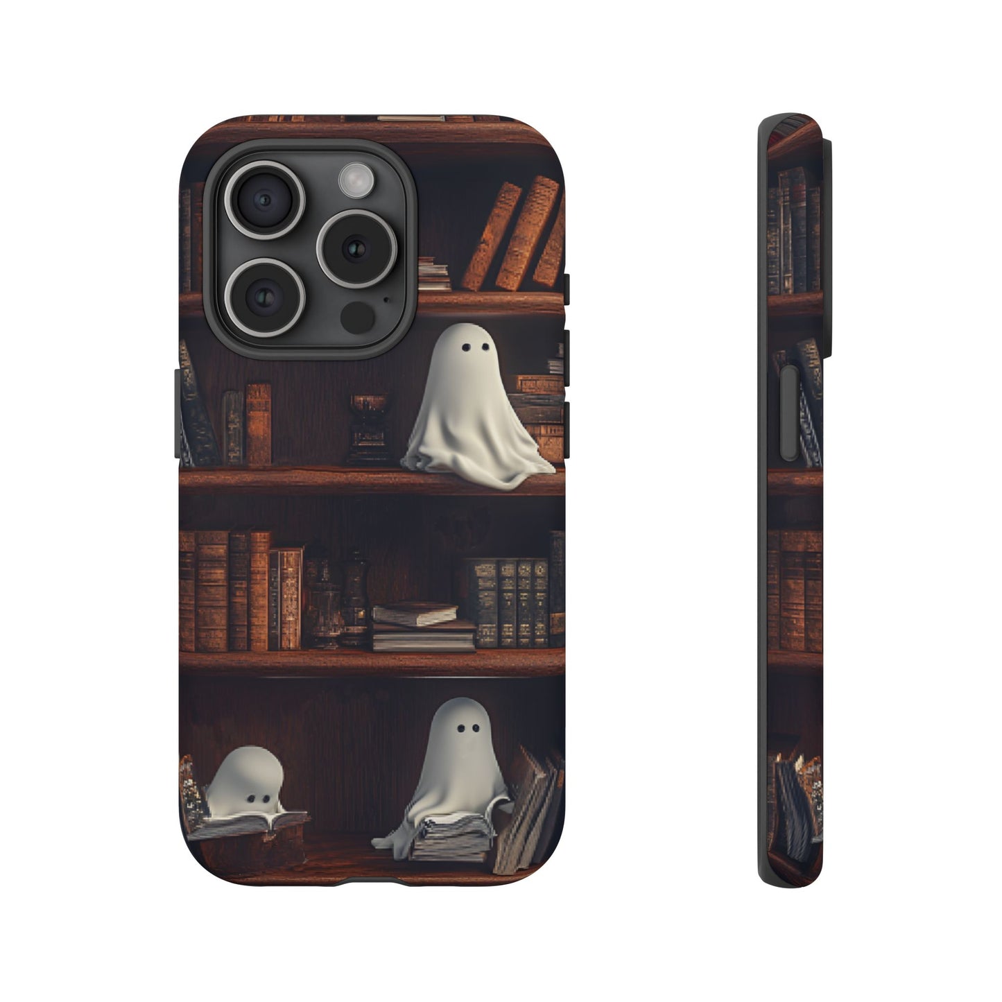 Bookish Ghost Phone Case - iPhone 16 15 14 13 12 11, Samsung Galaxy & Google Pixel Phone Covers