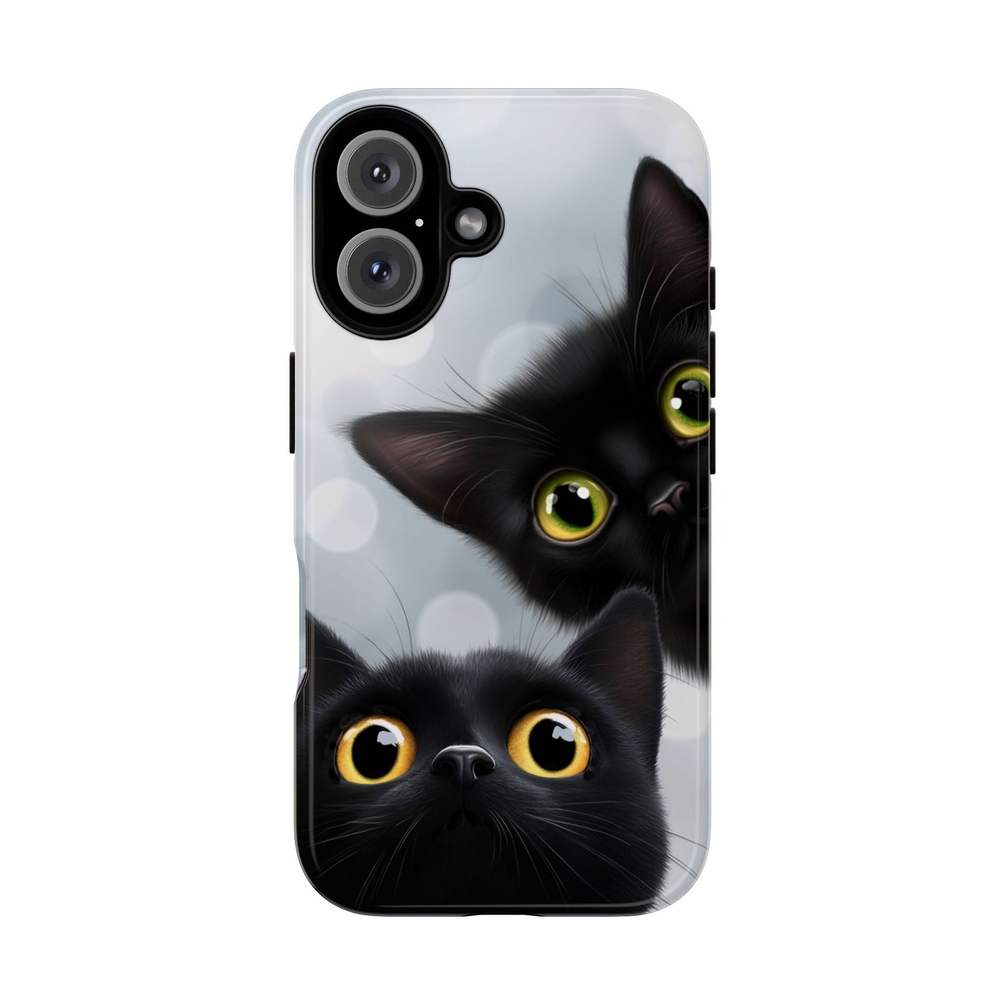 Cat Phone Case - Cute Black Cats Phone Cases - iPhone 16 15 14 13 12 11, Samsung Galaxy & Google Pixel Phone Covers