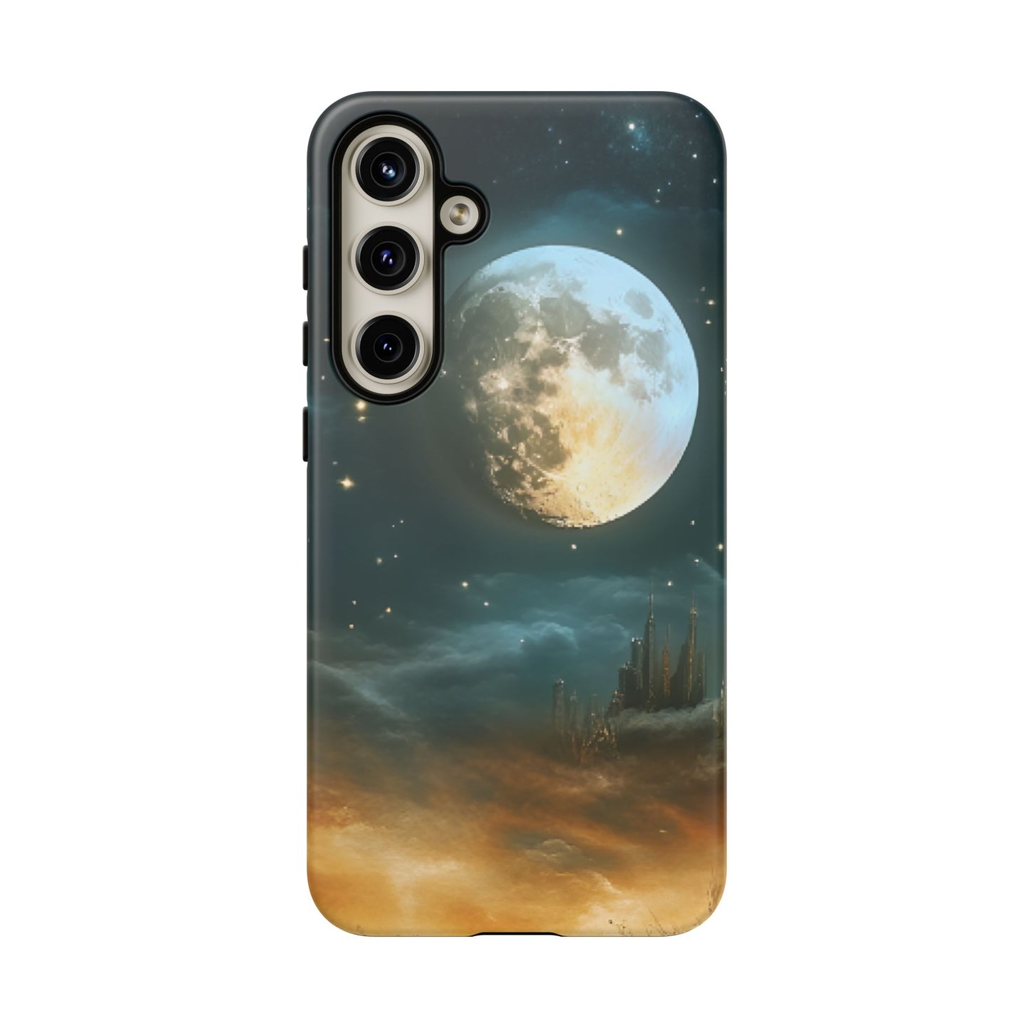 Space Phone Case - Planet and Stars in Fantasy World for iPhone 16 15 14 13 12 11, Samsung Galaxy & Google Pixel