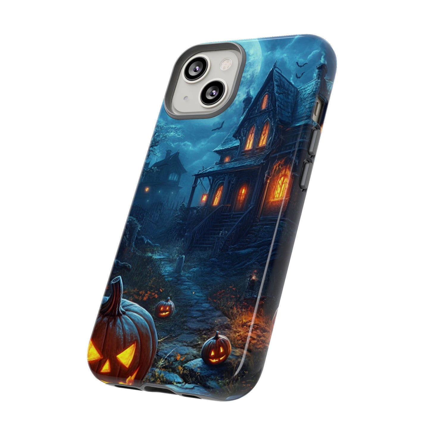 Halloween Haunted  House Phone Case - Spooky & Scary Phone Cases - iPhone 16 15 14 13 12 11, Samsung Galaxy & Google Pixel Phone Covers