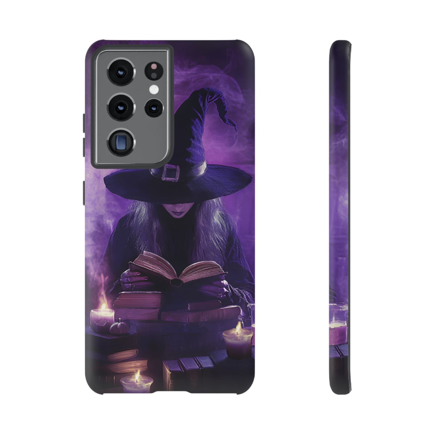 Witch Reading Book Phone Case - Witchy  Halloween Phone Cases for iPhone 16 15 14 13 12 11, Samsung Galaxy & Google Pixel