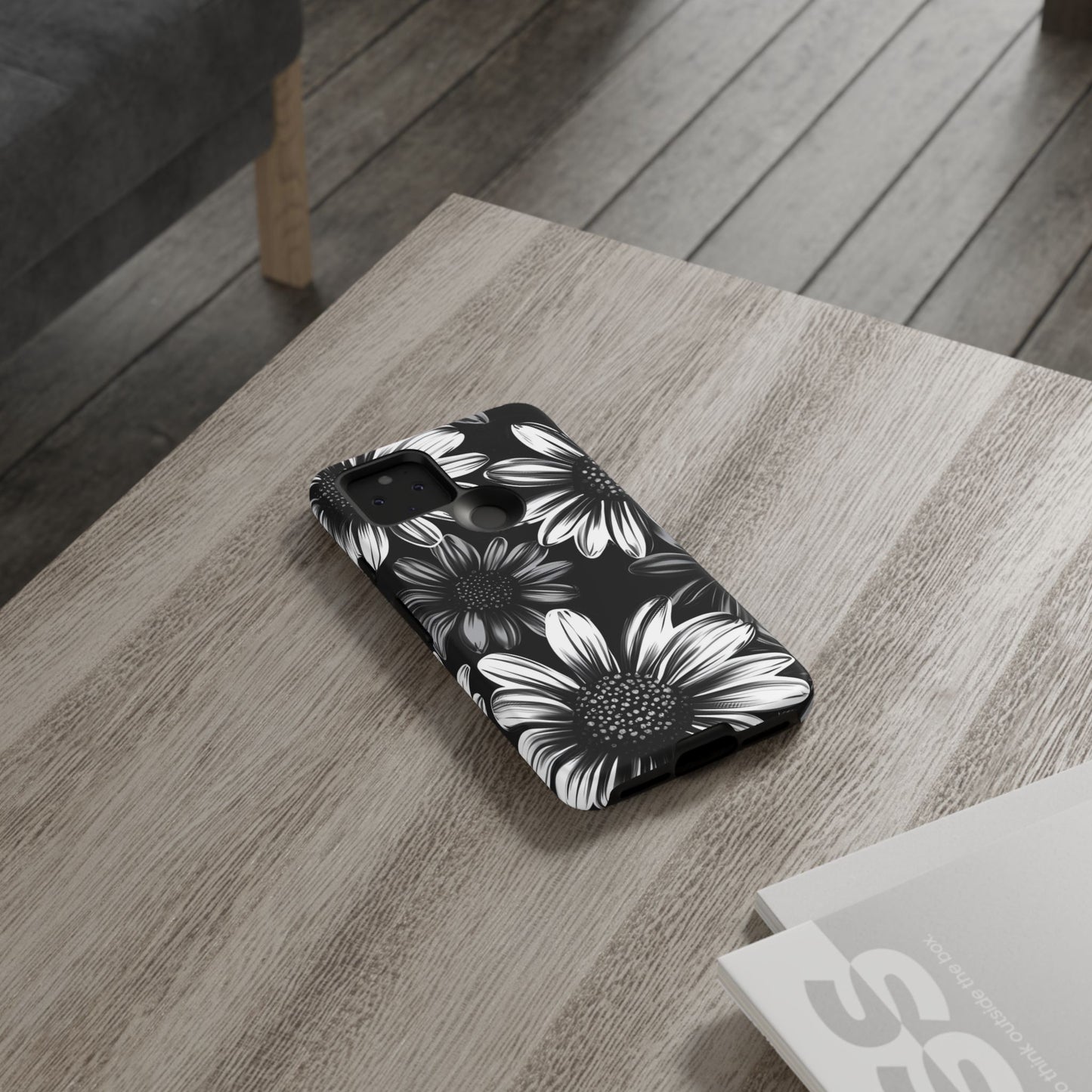 Daisy Phone Case - Dark Gothic Flower Phone Cases - iPhone 16 15 14 13 12 11, Samsung Galaxy & Google Pixel Phone Covers