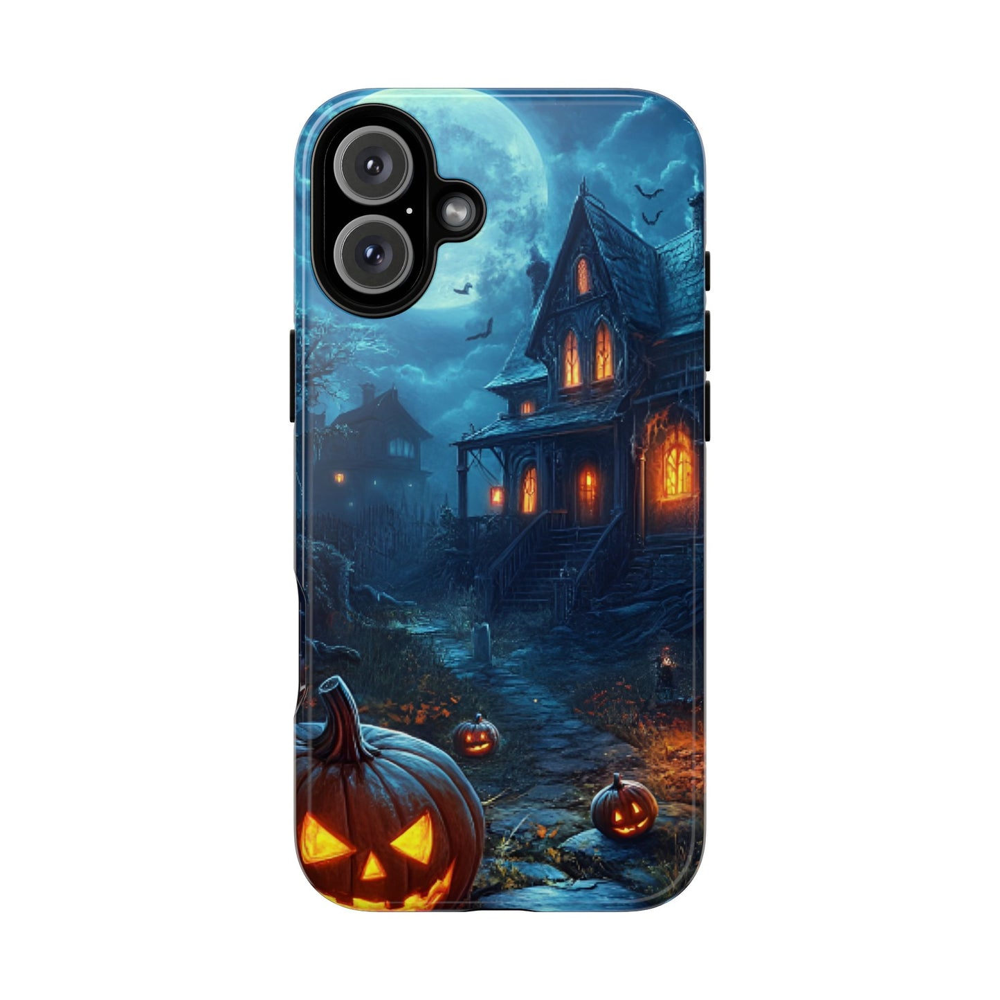 Halloween Haunted  House Phone Case - Spooky & Scary Phone Cases - iPhone 16 15 14 13 12 11, Samsung Galaxy & Google Pixel Phone Covers