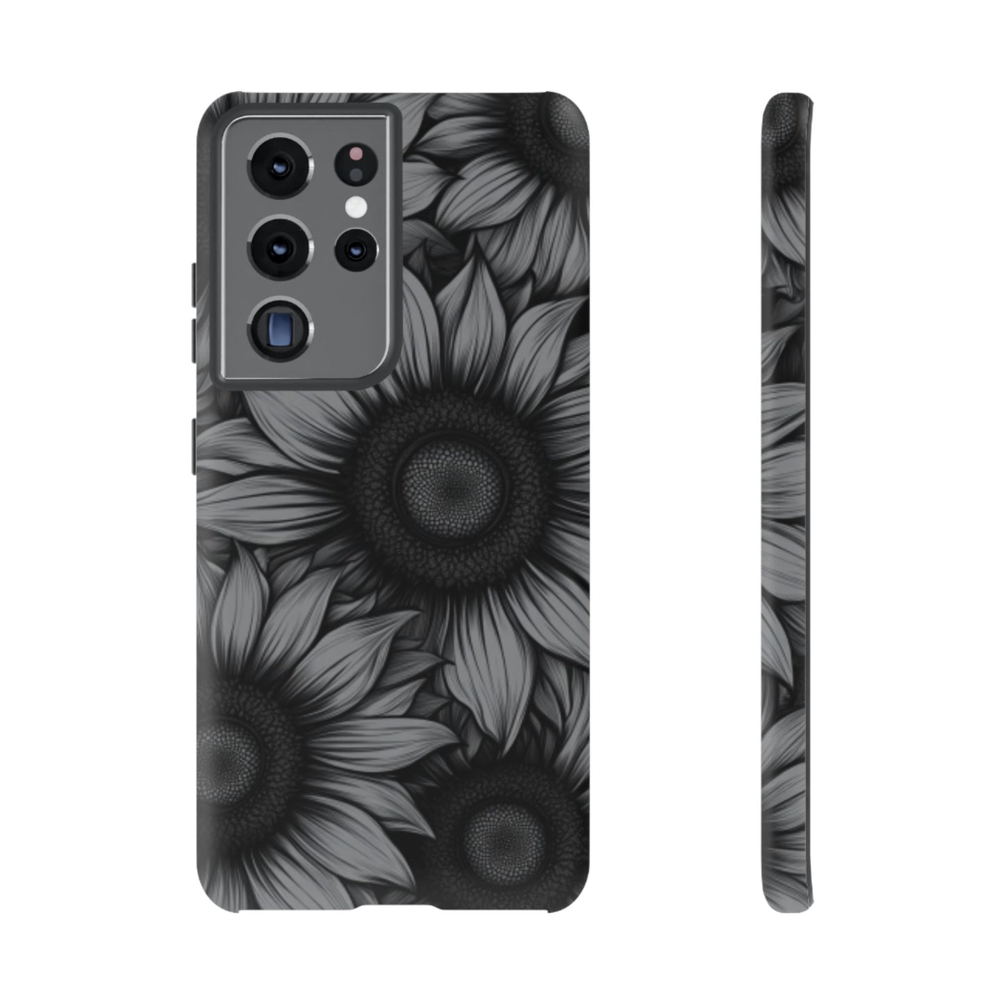 Sunflower Phone Case - Dark Gothic Floral Phone Cases for Phone 16 15 14 13 12 11, Samsung Galaxy & Google Pixel