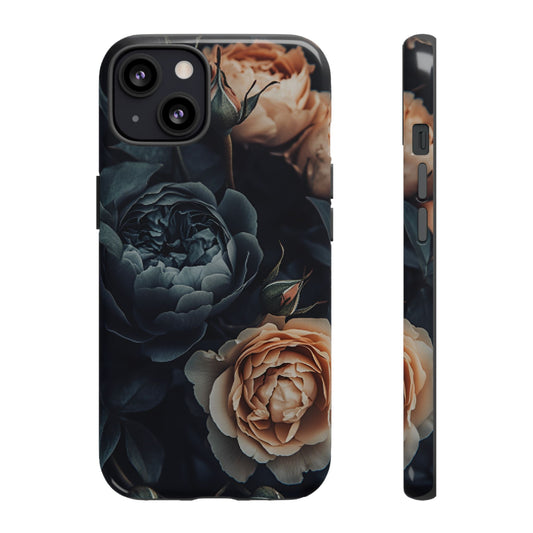 Floral Dark Academia Phone Case - Victorian Goth Phone Cases - iPhone 16 15 14 13 12 11, Samsung Galaxy & Google Pixel Phone Covers - Boo and Bewear