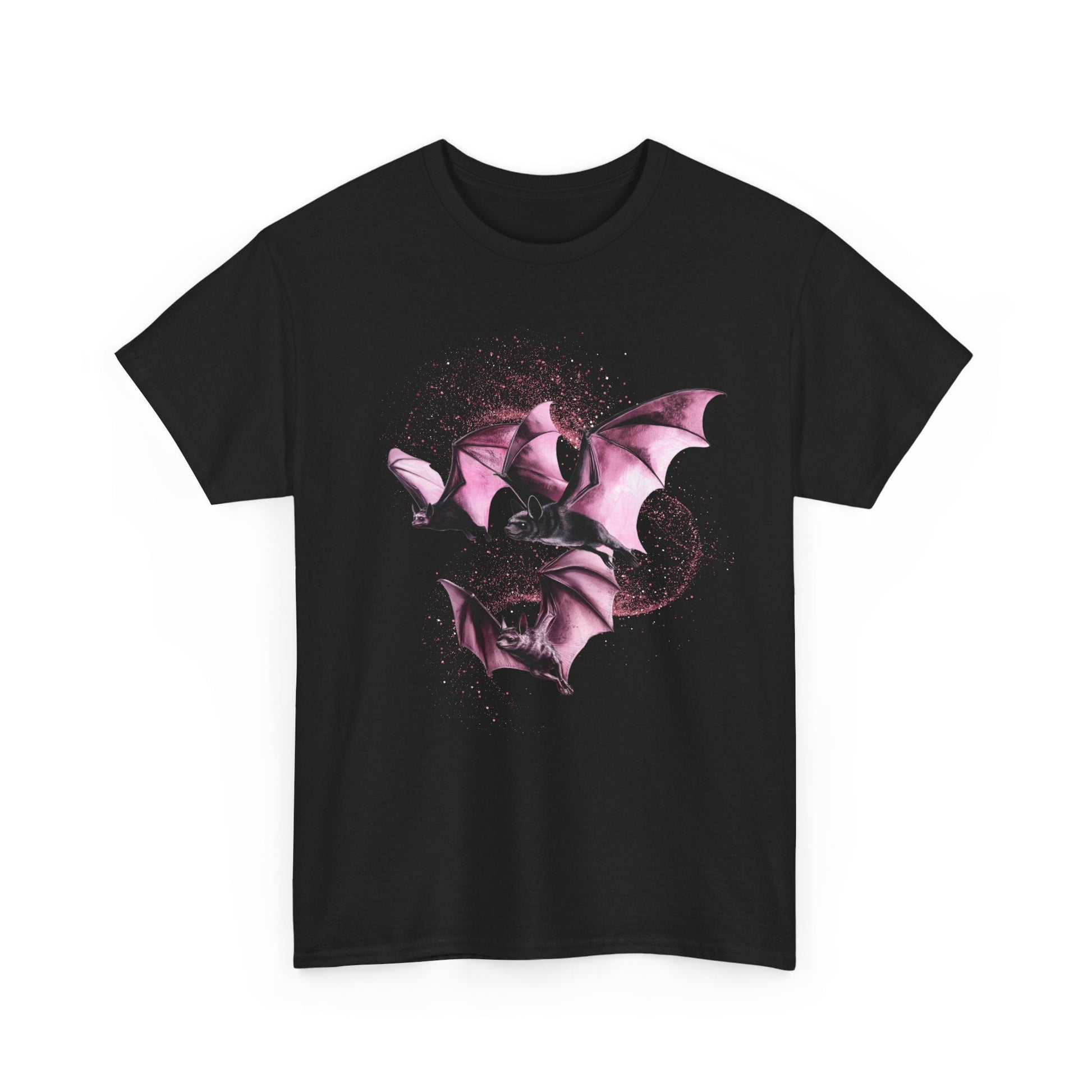 Bat T-Shirt - Pastel Goth Pink Halloween Bats - Boo and Bewear