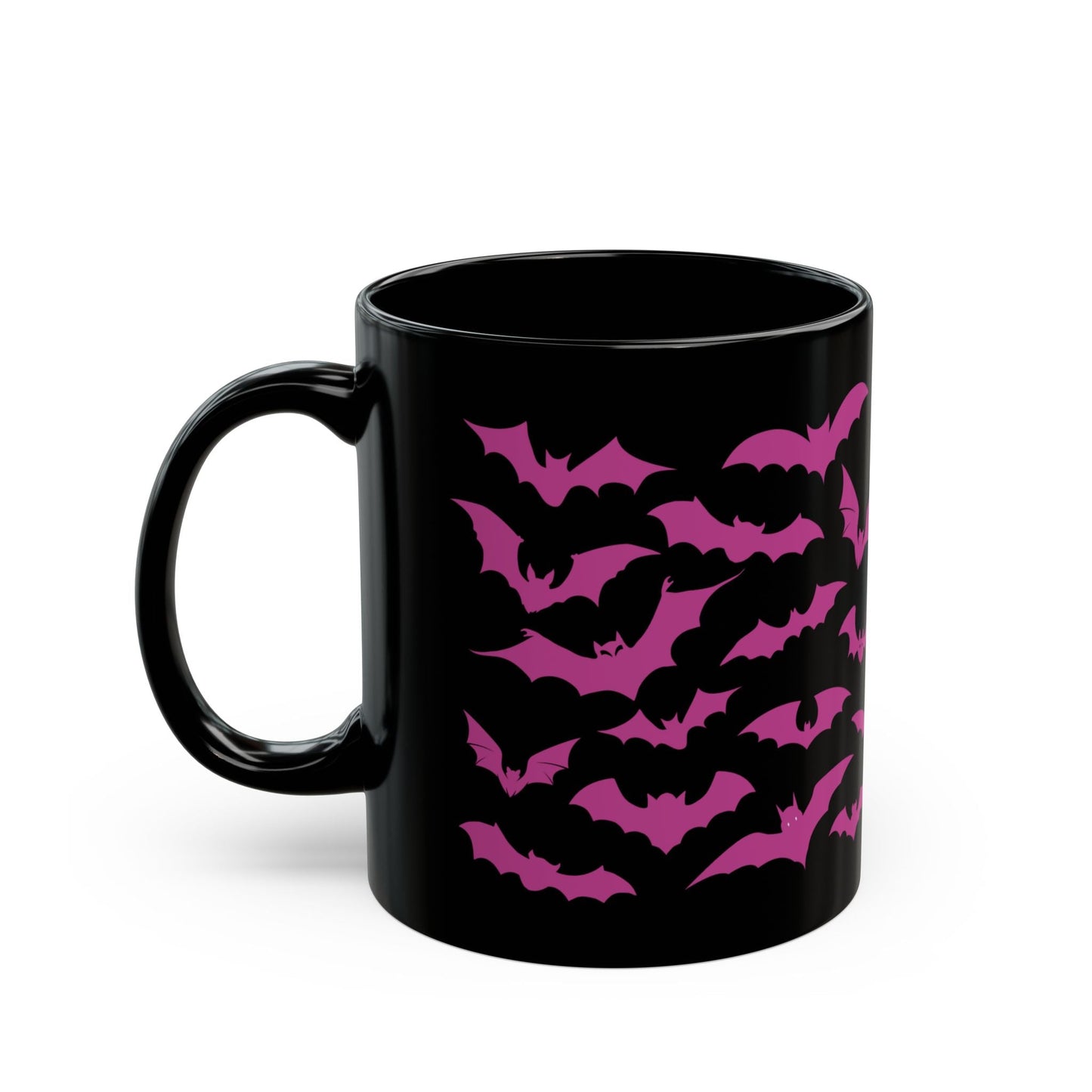 Bat Mug - Pink Bats Halloween Mug - Boo and Bewear