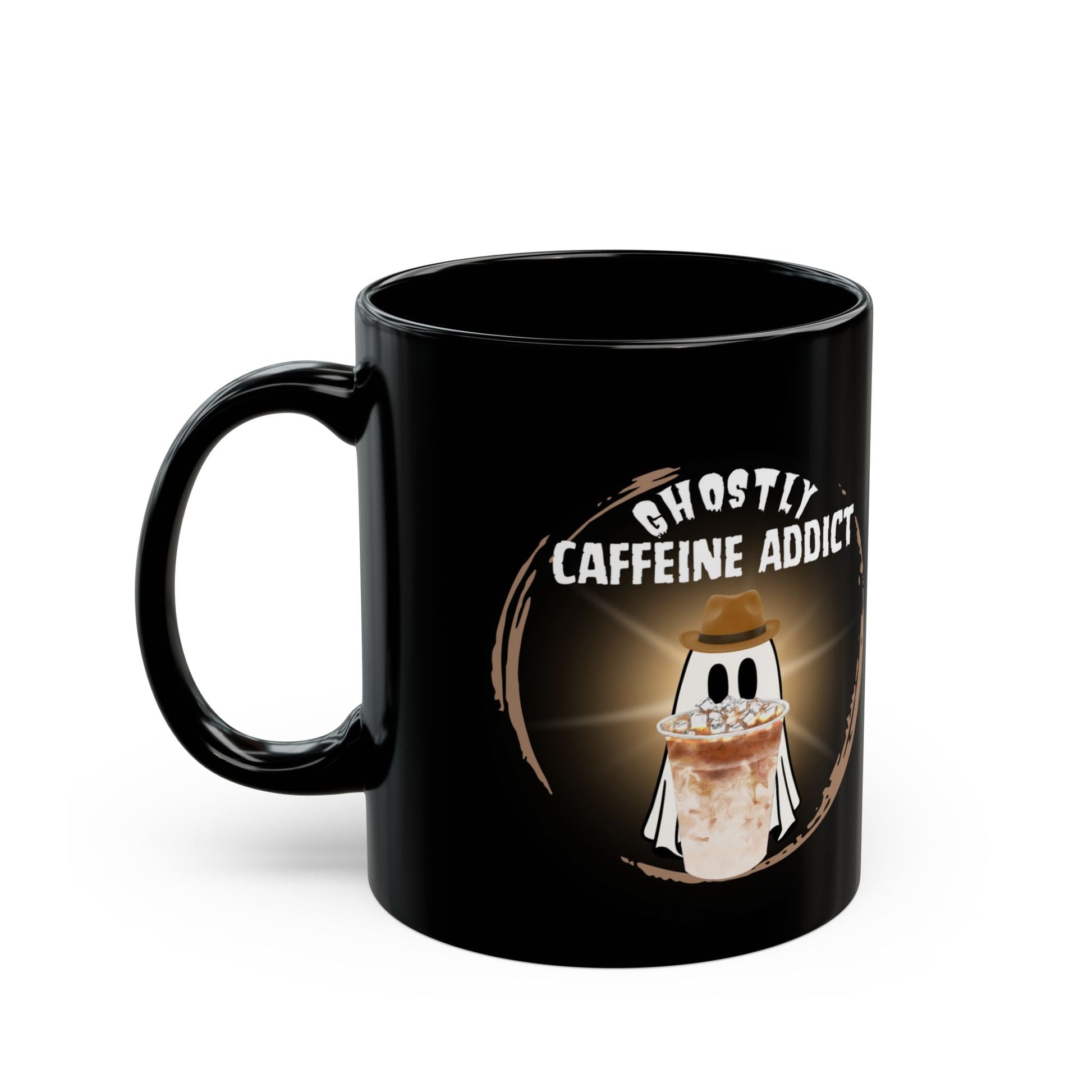 Cute Ghost Mug for Coffee Lovers - Ghostly Caffeine Addict - Boo and Bewear