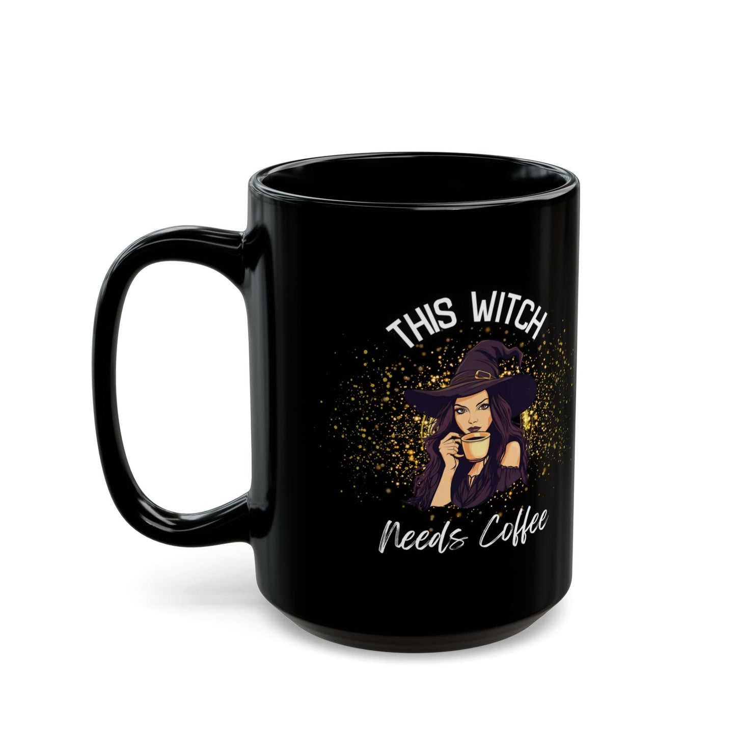 Witch Mug for Coffee Lovers - This Witch Needs Coffee - Boo and Bewear