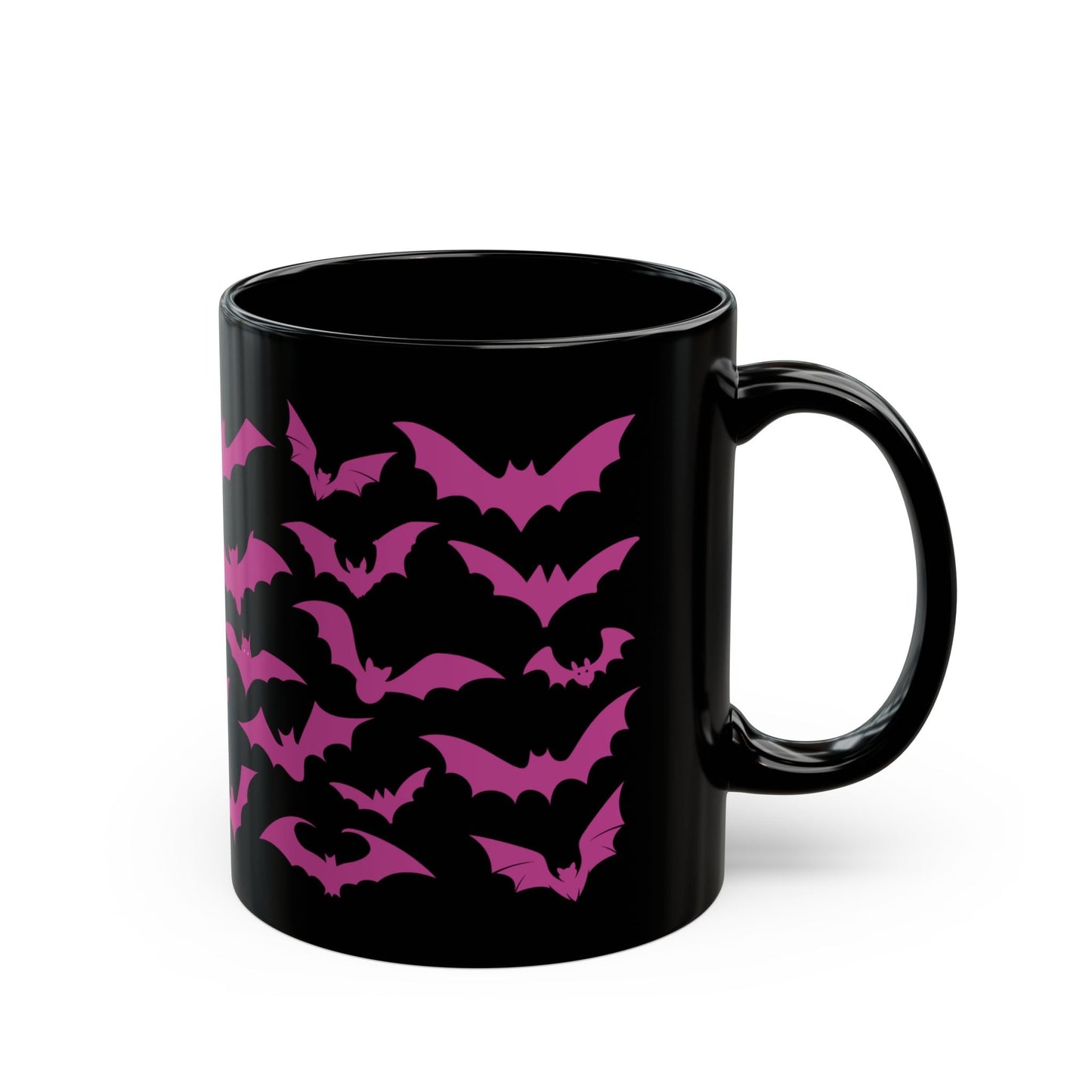 Bat Mug - Pink Bats Halloween Mug - Boo and Bewear