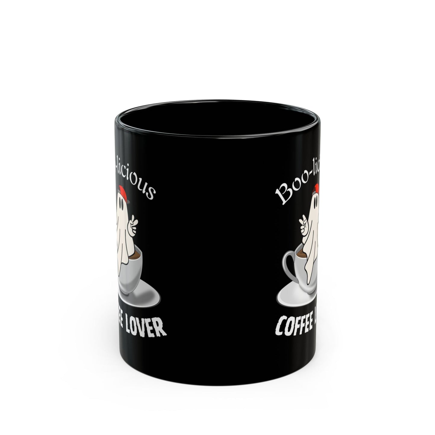 Cute and Spooky Ghost Mug for Coffee Lovers - BOO-licious Coffee Lover - Boo and Bewear