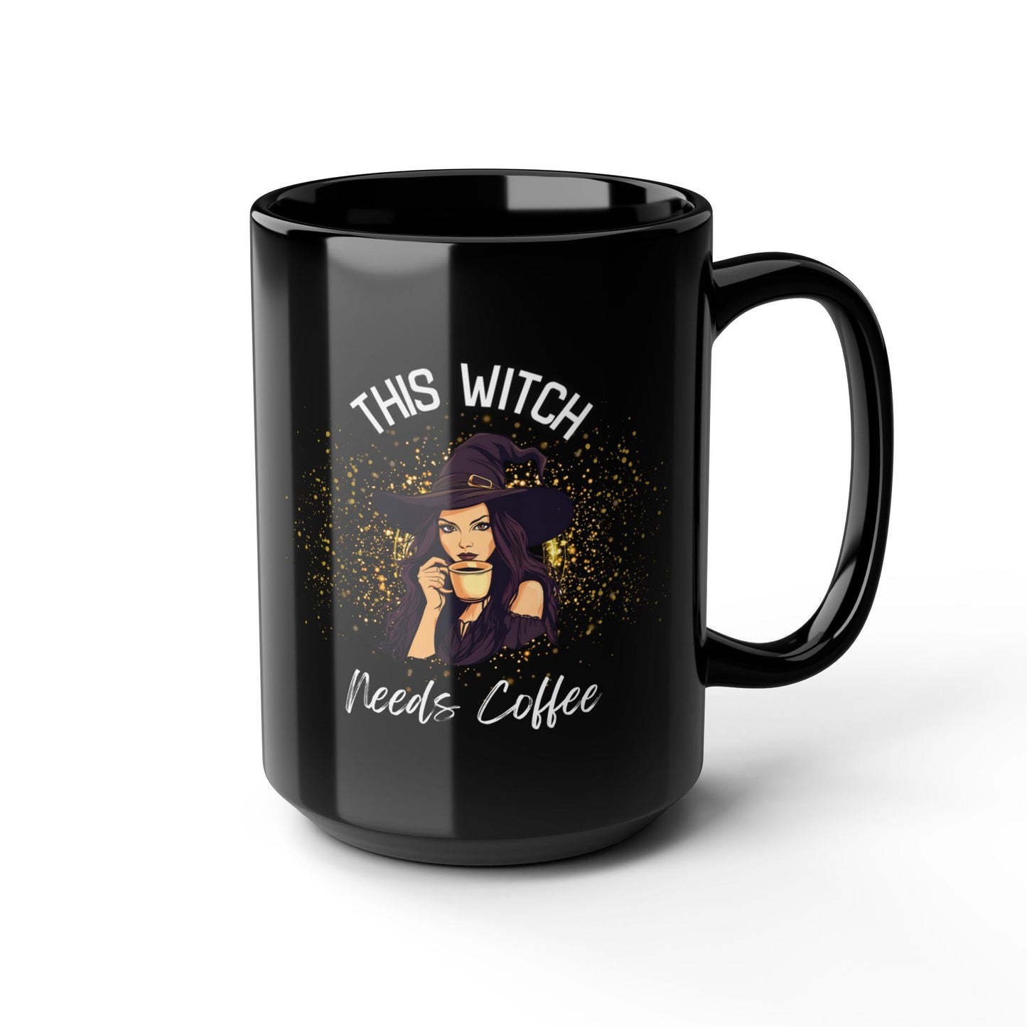 Witch Mug for Coffee Lovers - This Witch Needs Coffee - Boo and Bewear