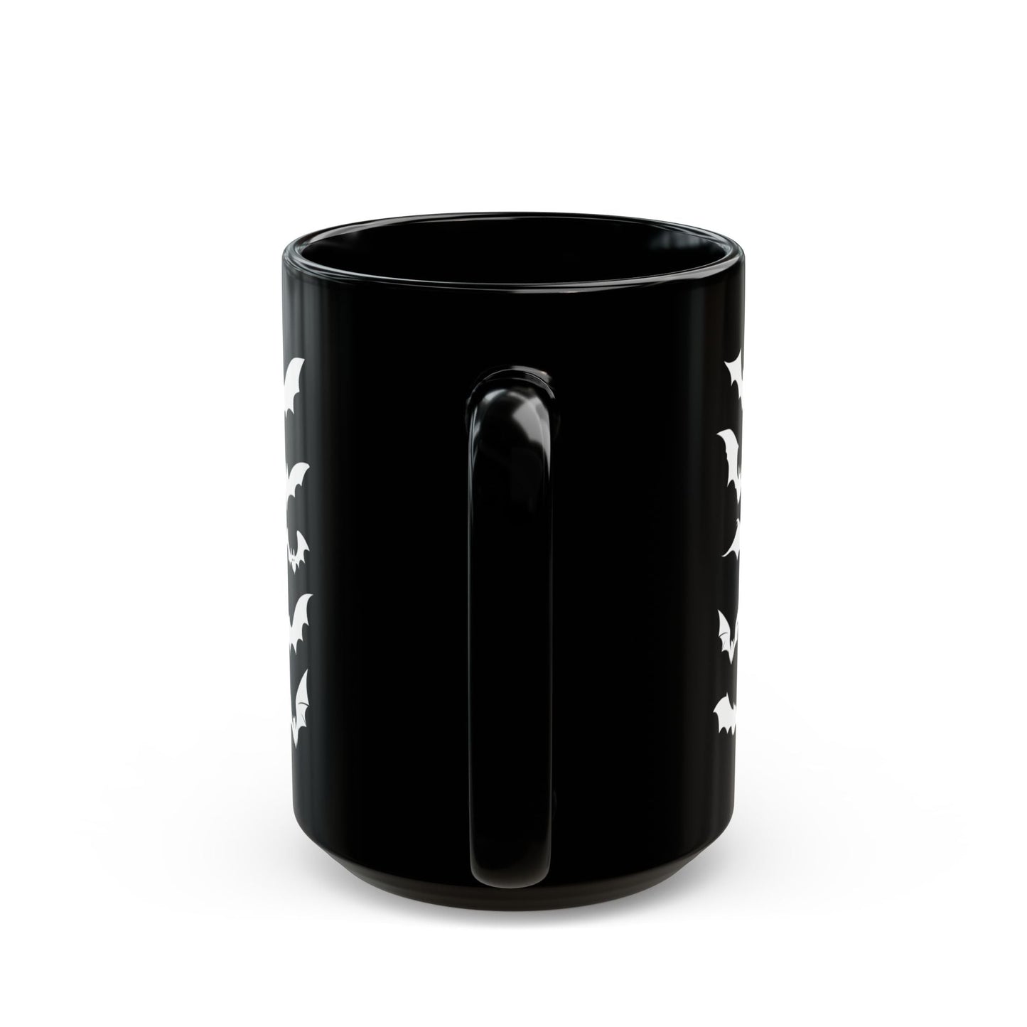 Bat Mug - White Bats Halloween Mug - Boo and Bewear