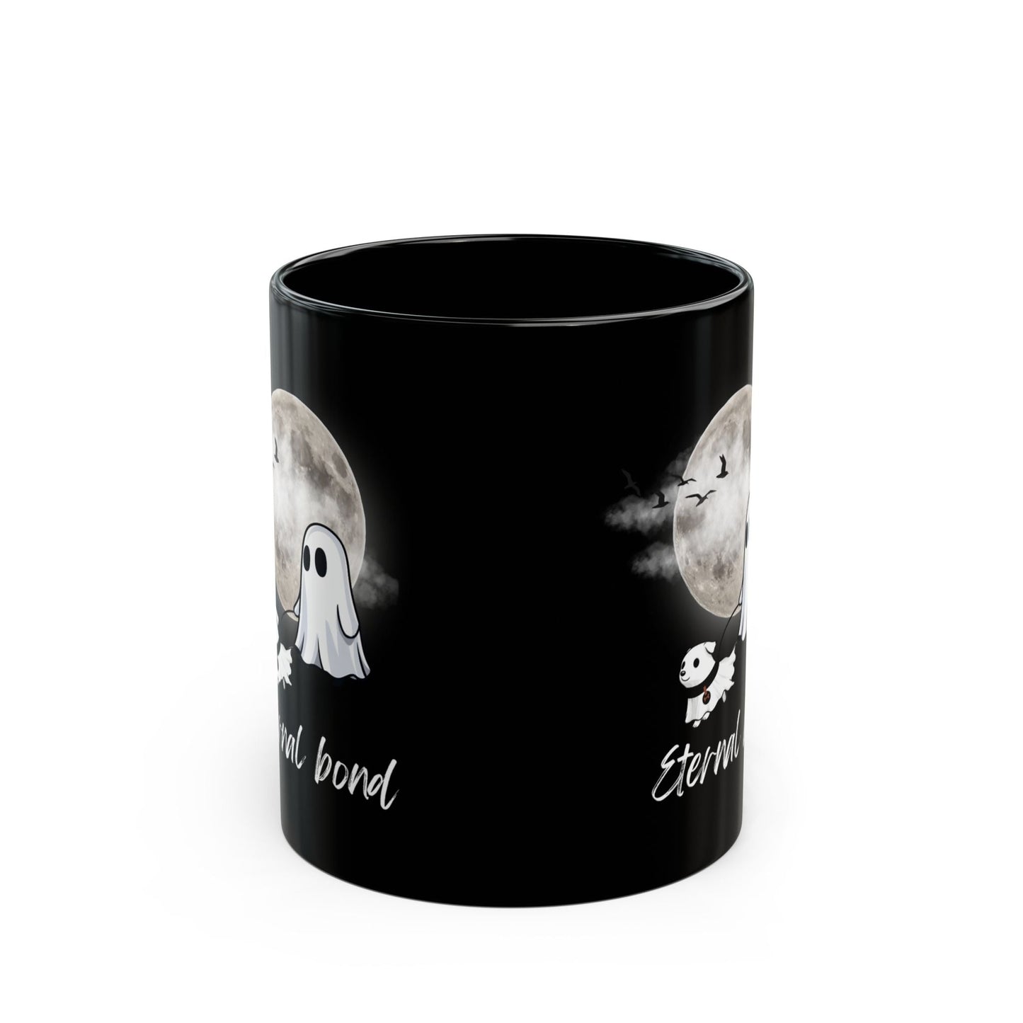 Ghost Walking Dog Mug - Eternal Bond - Dog Lover Mug - Boo and Bewear