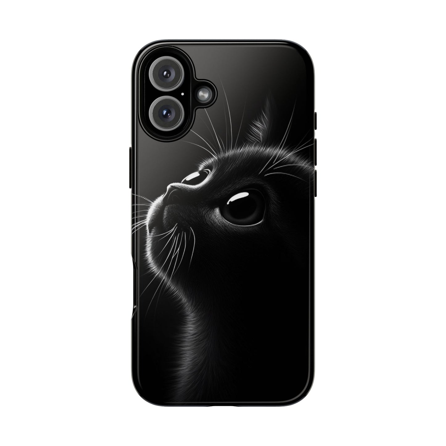 Cute Black Cat Phone Case - Cat Lover Phone Cases - iPhone 16 15 14 13 12 11, Samsung Galaxy & Google Pixel Phone Covers - Boo and Bewear