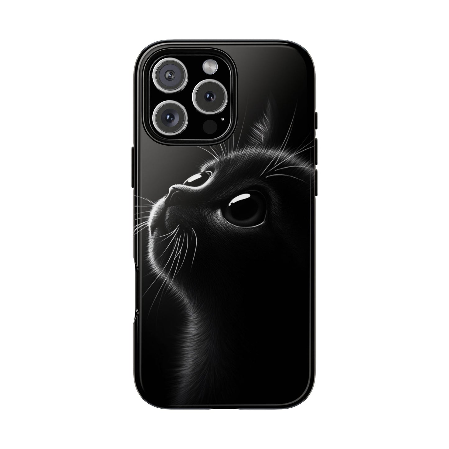 Cute Black Cat Phone Case - Cat Lover Phone Cases - iPhone 16 15 14 13 12 11, Samsung Galaxy & Google Pixel Phone Covers - Boo and Bewear