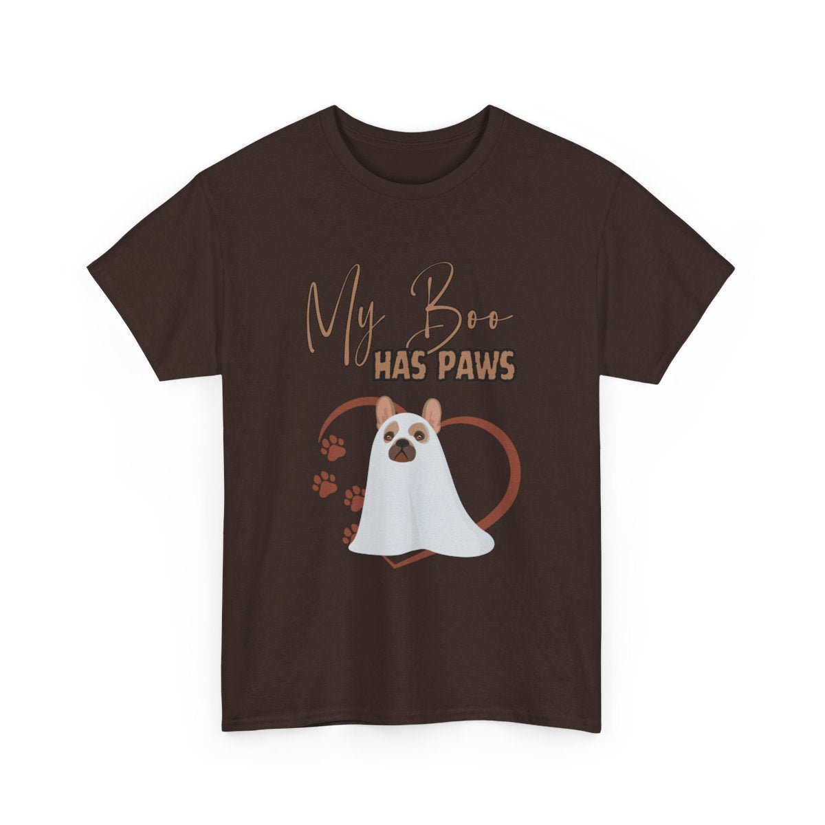 Cute Ghost Dog T-Shirt - My Boo Has Paws - Best Friend Shirt - Boo and Bewear